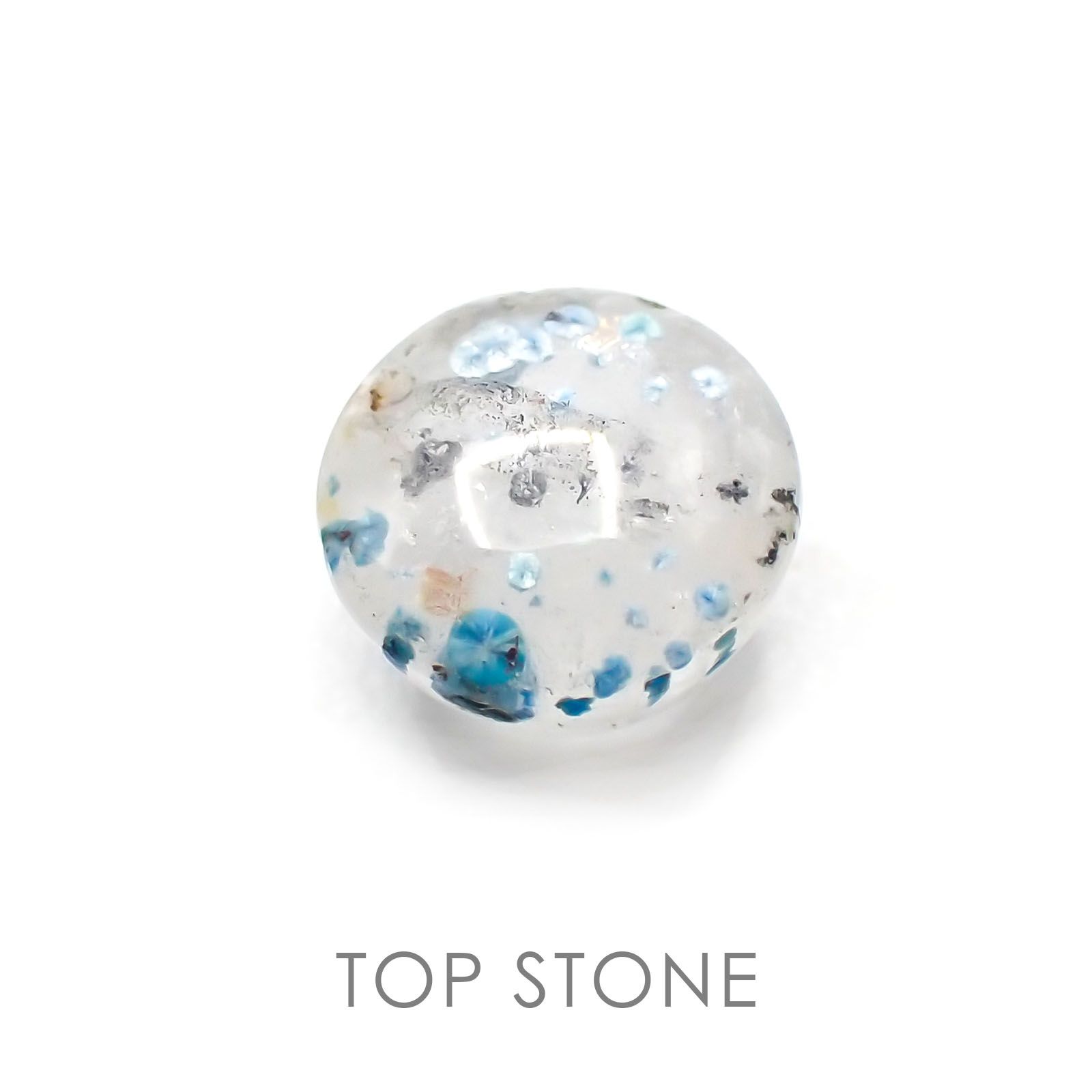 パライバクォーツ ブラジル産 ルース 1.13ct[20128479]6.3×6.3mm前後
