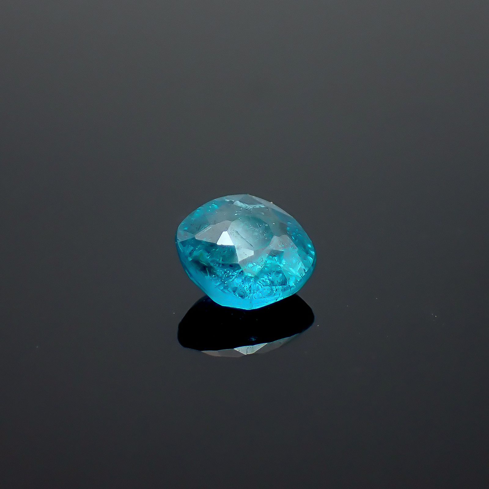 パライバトルマリン(宝石名トルマリン/別名パライバ・トルマリン)エチオピア産 GIA鑑付 0.50ct / 4.86x4.79mm前後 [260933195]