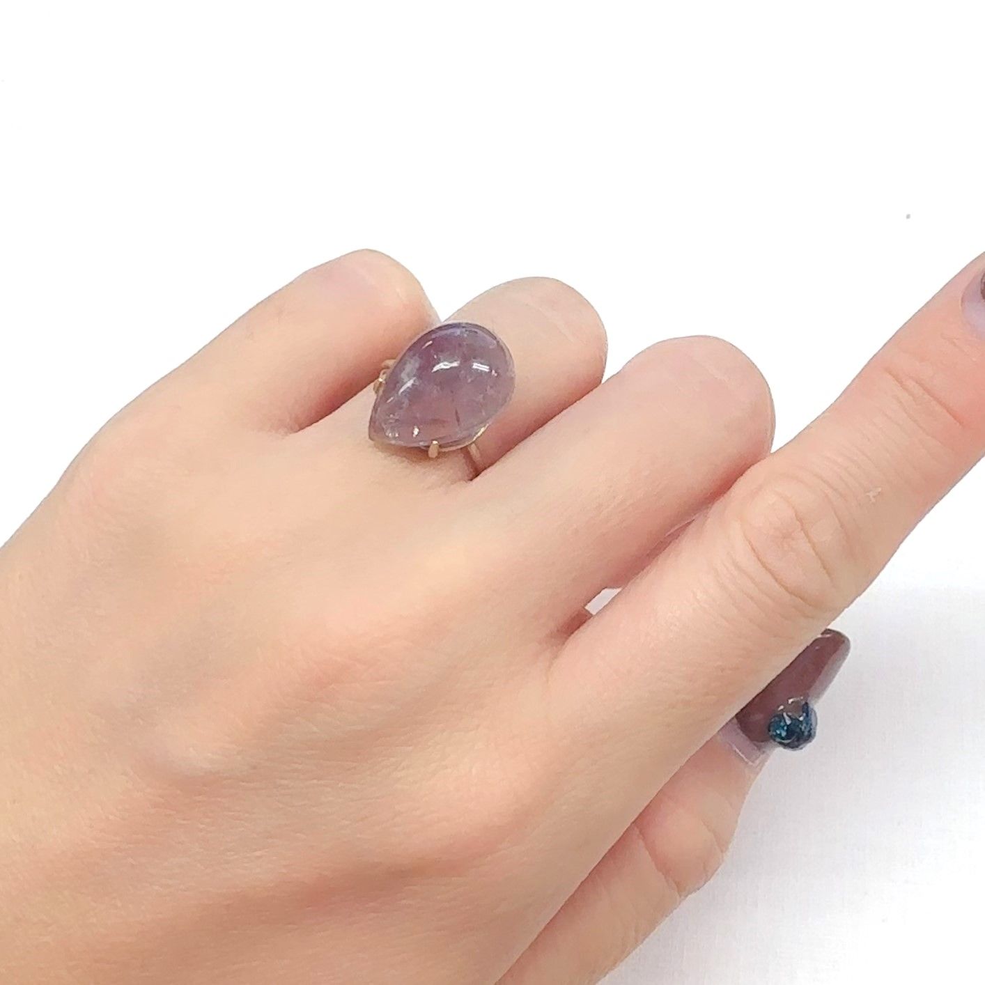 フローライト フルオレッセンス イギリス・ロジャリー鉱山産 10.38ct[240527709]17.2x12.1mm前後
