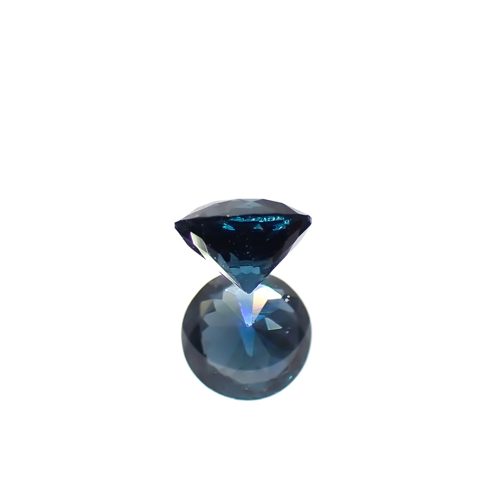 コバルトブルースピネル(宝石名ブルー・スピネル)タンザニア産 0.213ct ソ付(日独)[240928999]3.62x3.67mm前後