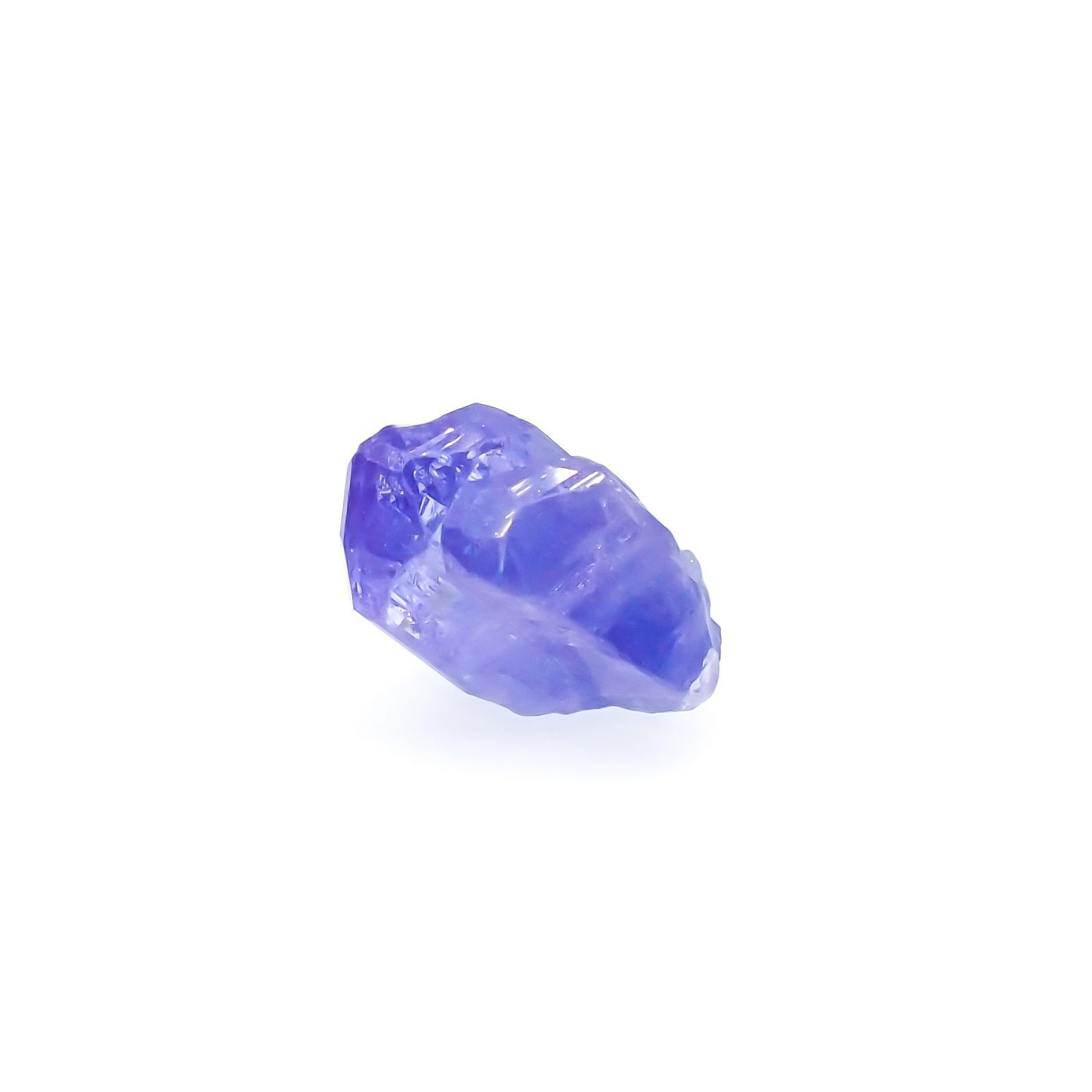 バイカラータンザナイト 原石 タンザニア産 3.67ct[220515862]10x6.4mm前後