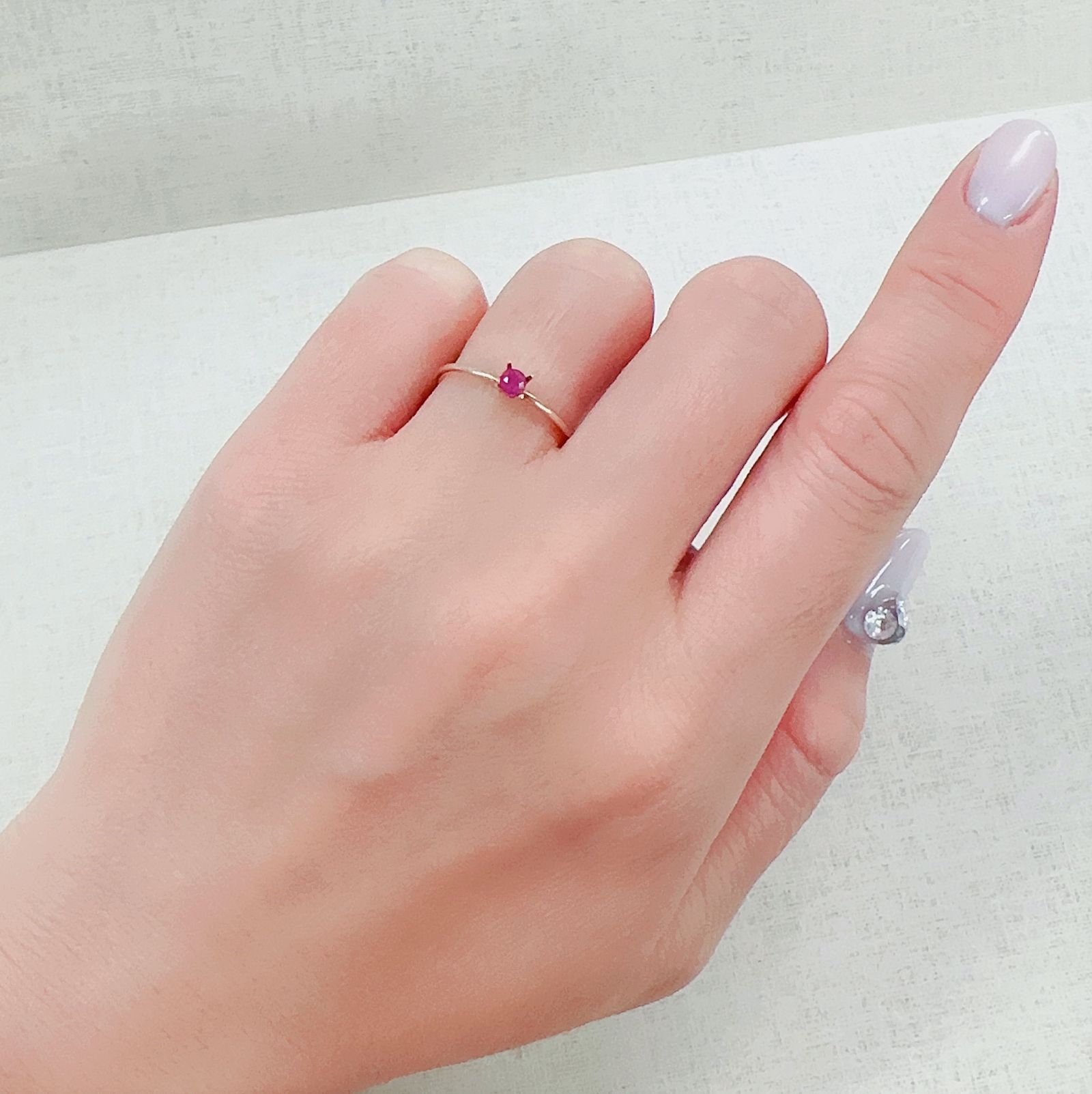 ルビー タイ/ミャンマー産 0.12ct[230321297]2.9x2.9mm前後