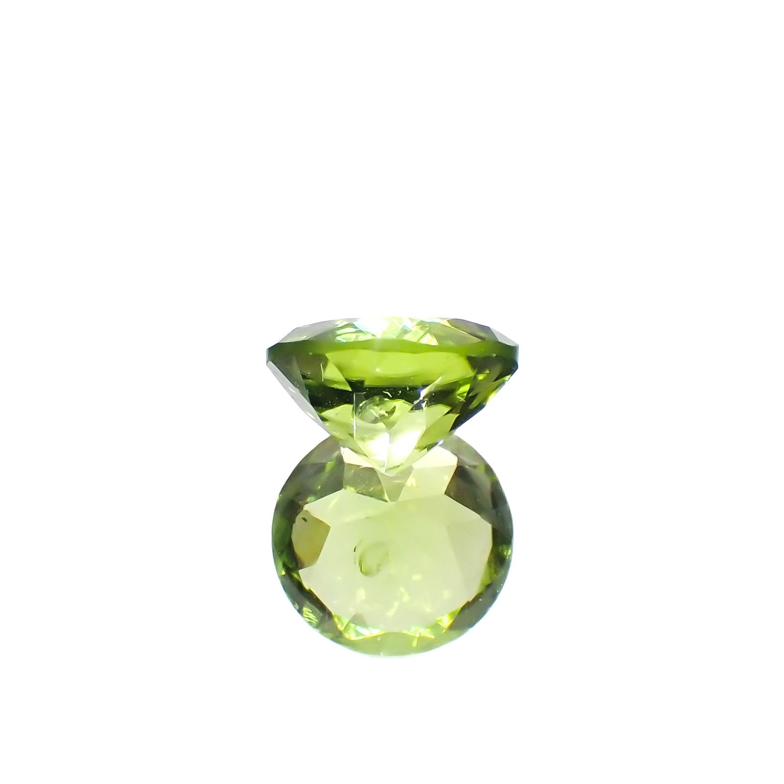 リリーパッドペリドット アメリカ・アリゾナ州産 2.04ct [231224596]8.1x8.1mm前後