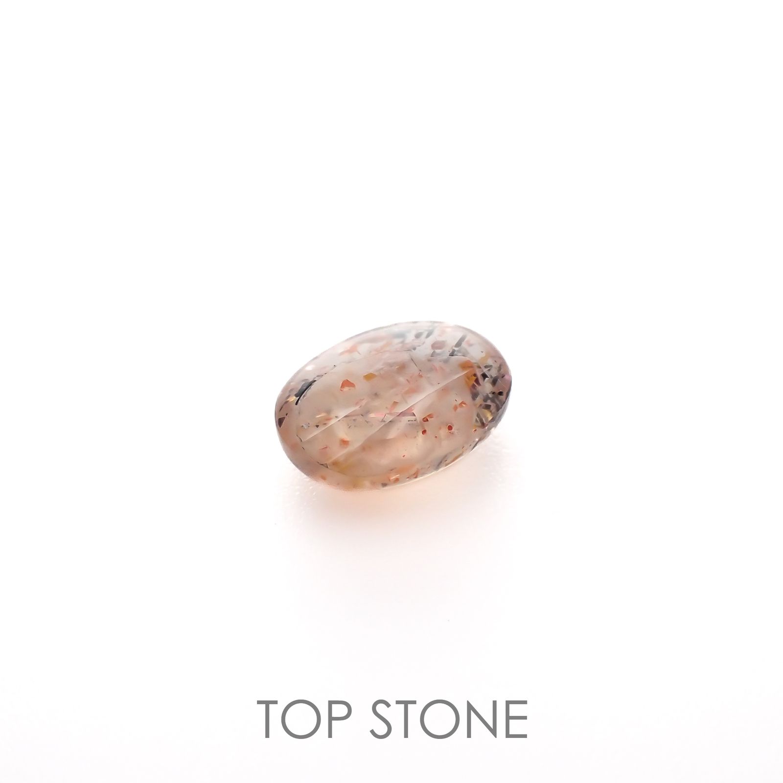 レインボーラティスサンストーン オーストラリア産 1.45ct[230120331]8.3x6.4mm前後