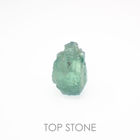 ブルーグリーンコーネルピン 原石 タンザニア産 3.44ct[221219198]10.2x7mm前後