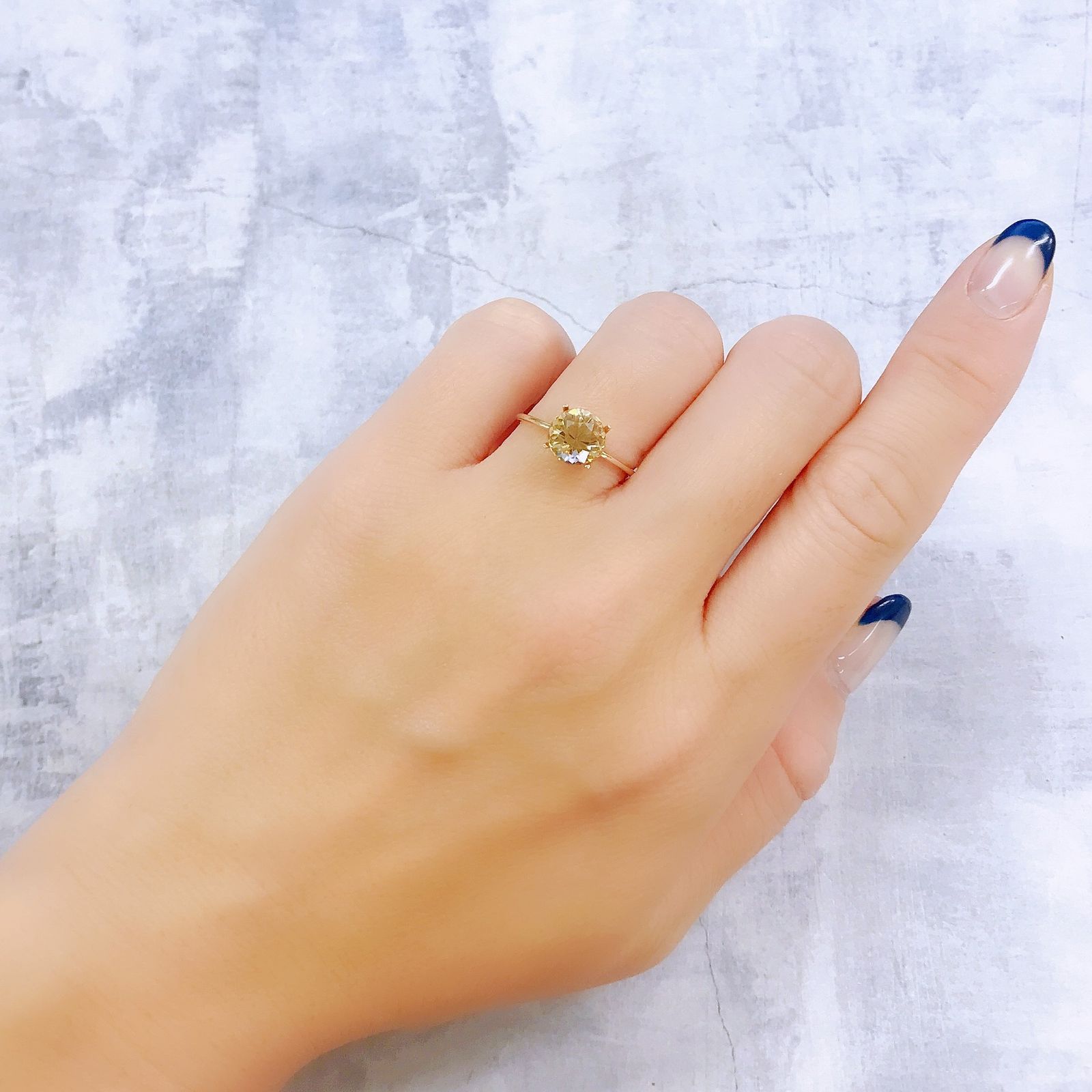 バイカラートルマリン(宝石名トルマリン)ルワンダ産 1.69ct 識別済[221119008]7.5x7.4mm前後