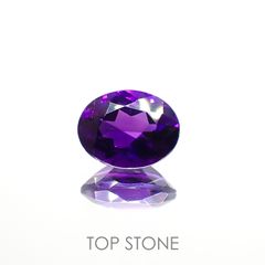 カラーシフトアメジスト(宝石名アメシスト)ブラジル/ウルグアイ産 1.65ct 識別済[220113966]9x7mm前後