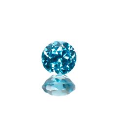 ブルージルコン カンボジア産 0.63ct [241229630]4.5x4.5mm前後