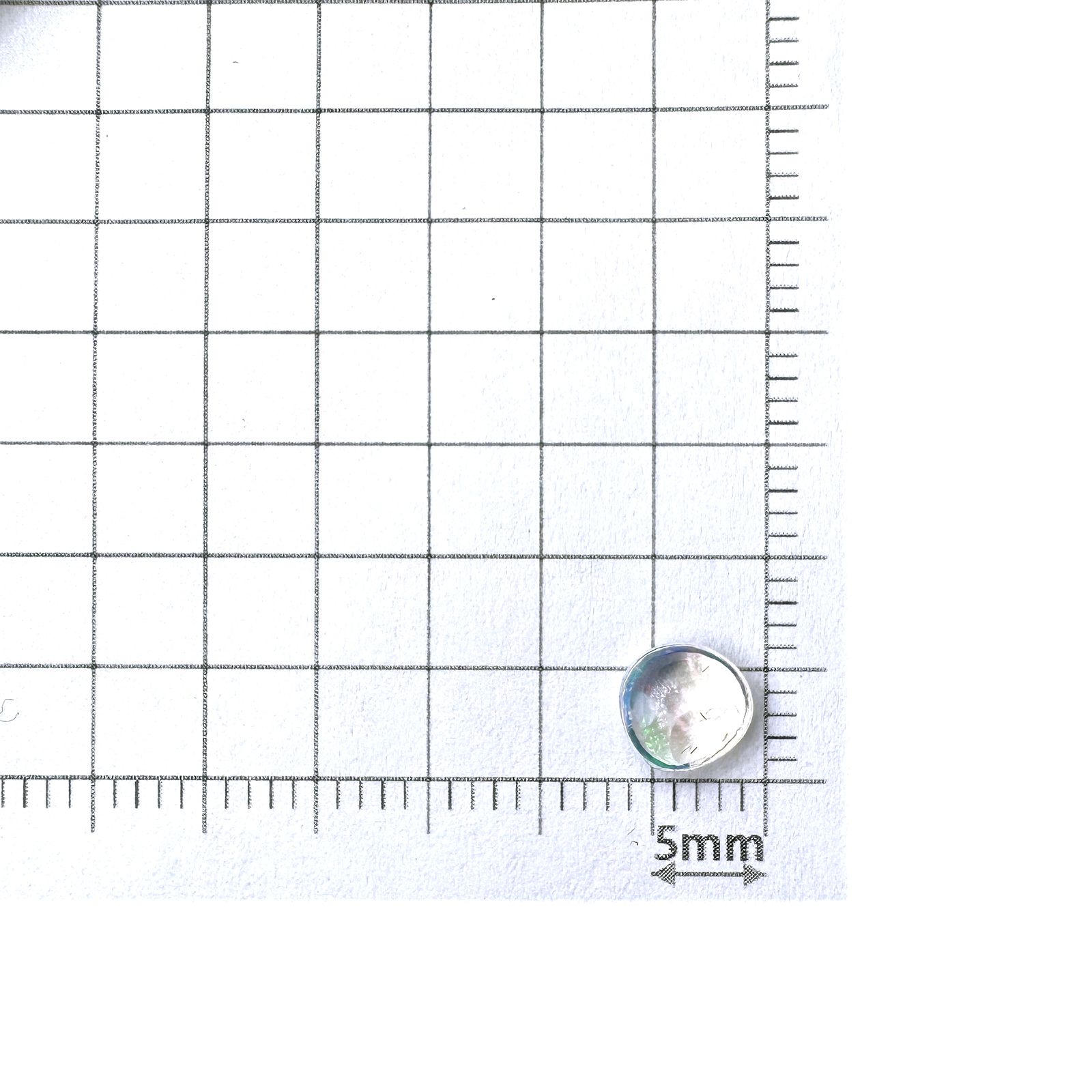 ウォーターオパール 原石 メキシコ産 0.55ct[240125310]5.6x5.5mm前後