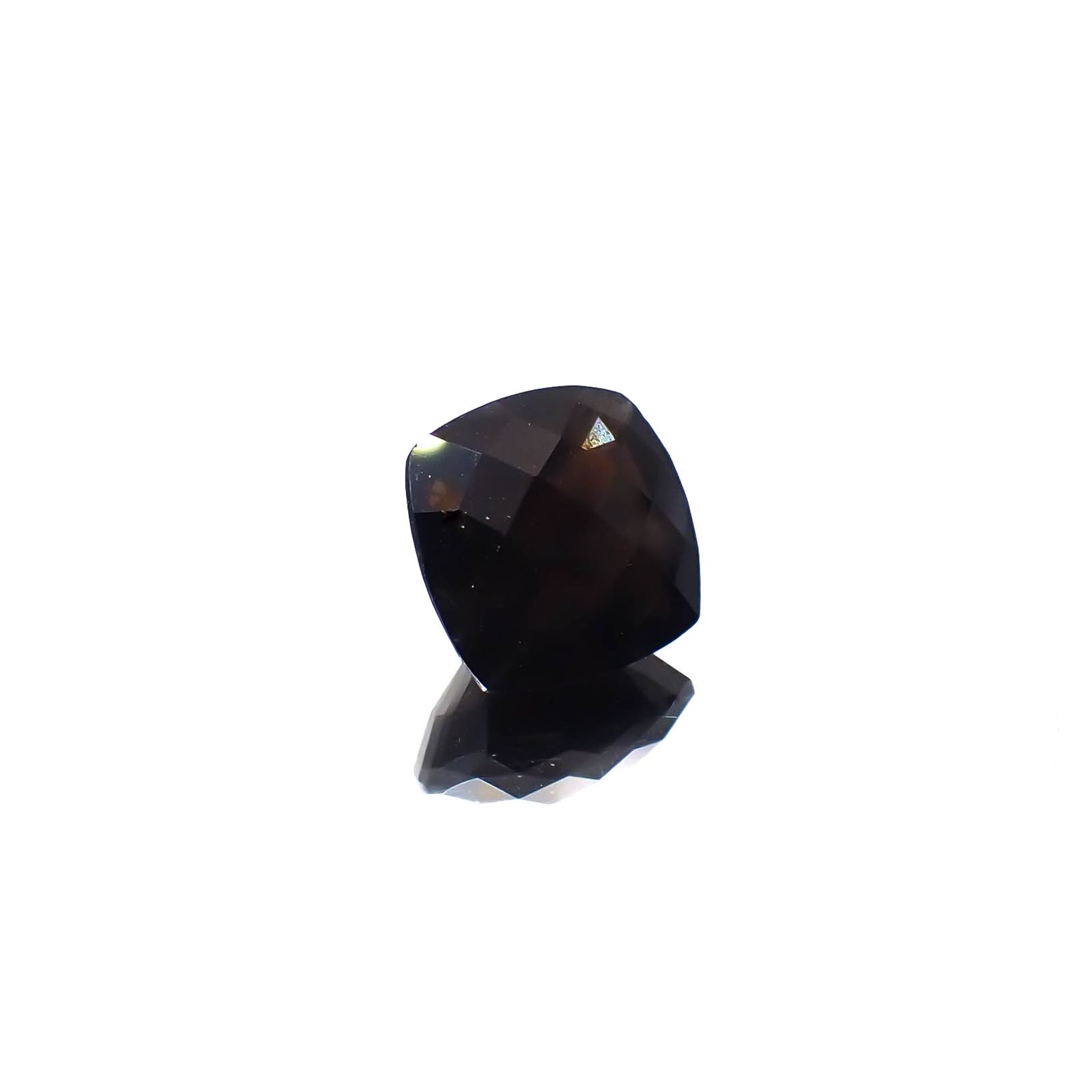 ◇チェッカーカット◇モリオン チベット産 2.93ct[240427378]9x9mm前後