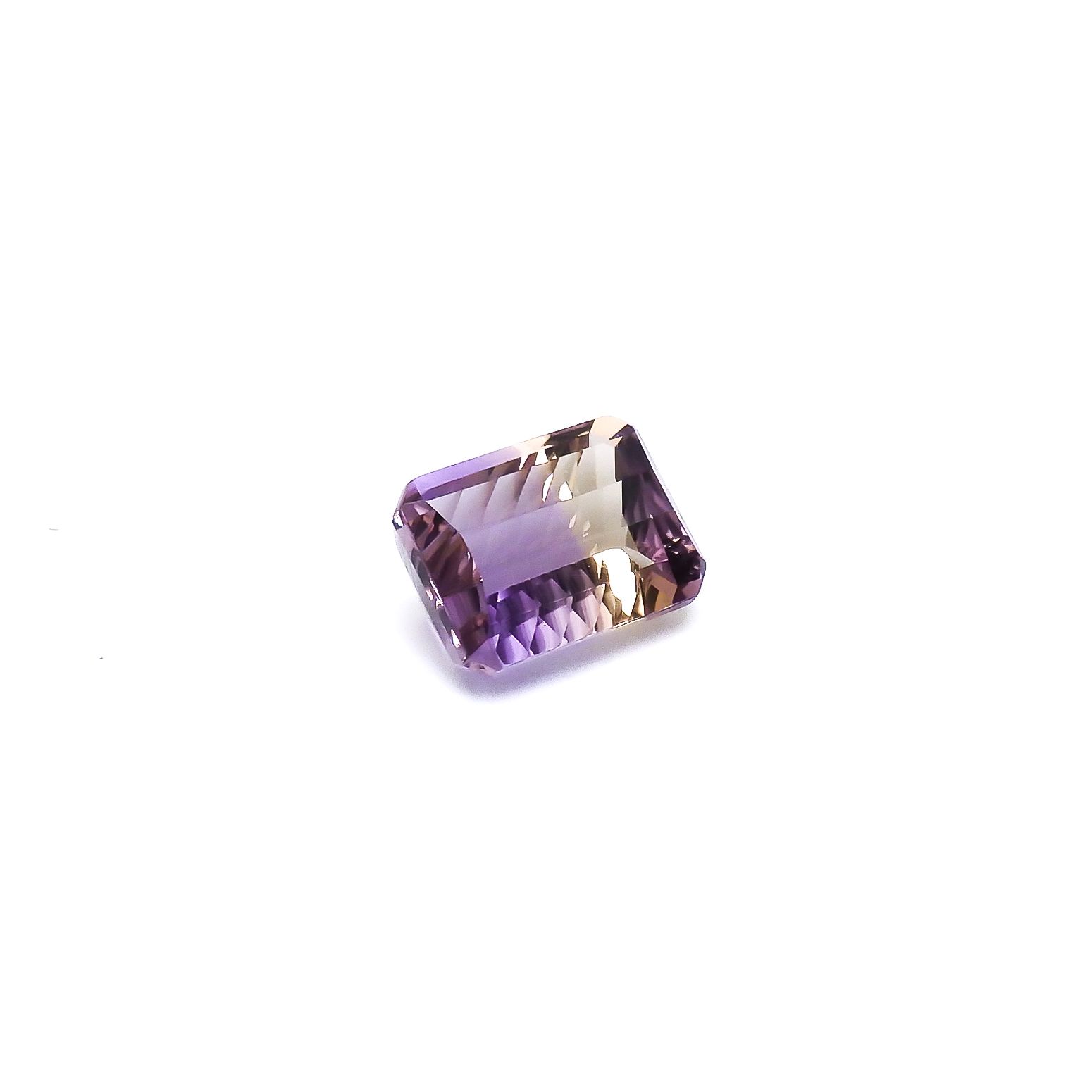 ◇カスタムカット◇アメトリン ブラジル/ボリビア産 1.80ct / 8.1x6.1mm前後 [260632320]