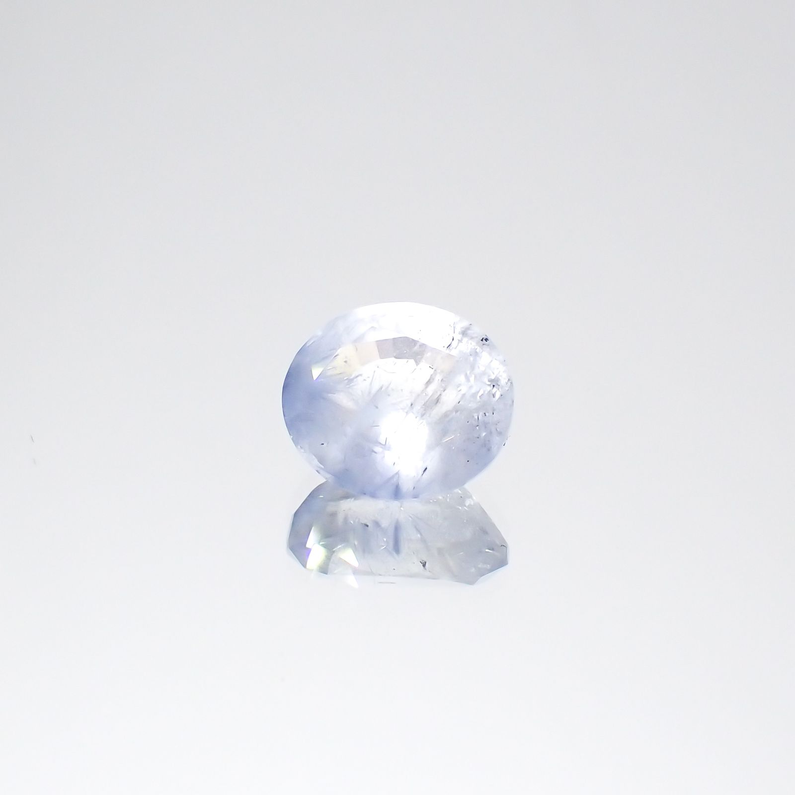 デュモルチェライトインクォーツ ブラジル産 1.78ct[240125649]8.4x7.4mm前後