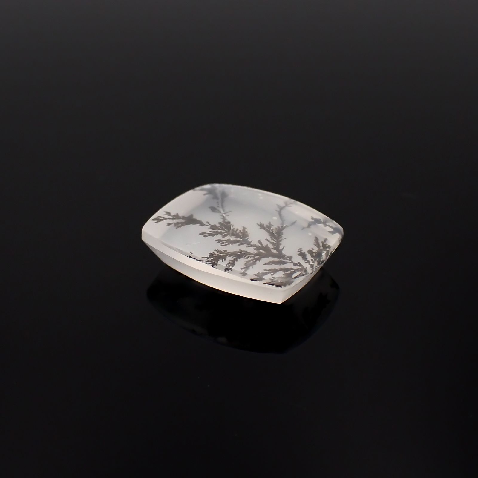 デンドリチッククォーツ ブラジル産 5.18ct[230823246]13.5x10.6mm前後