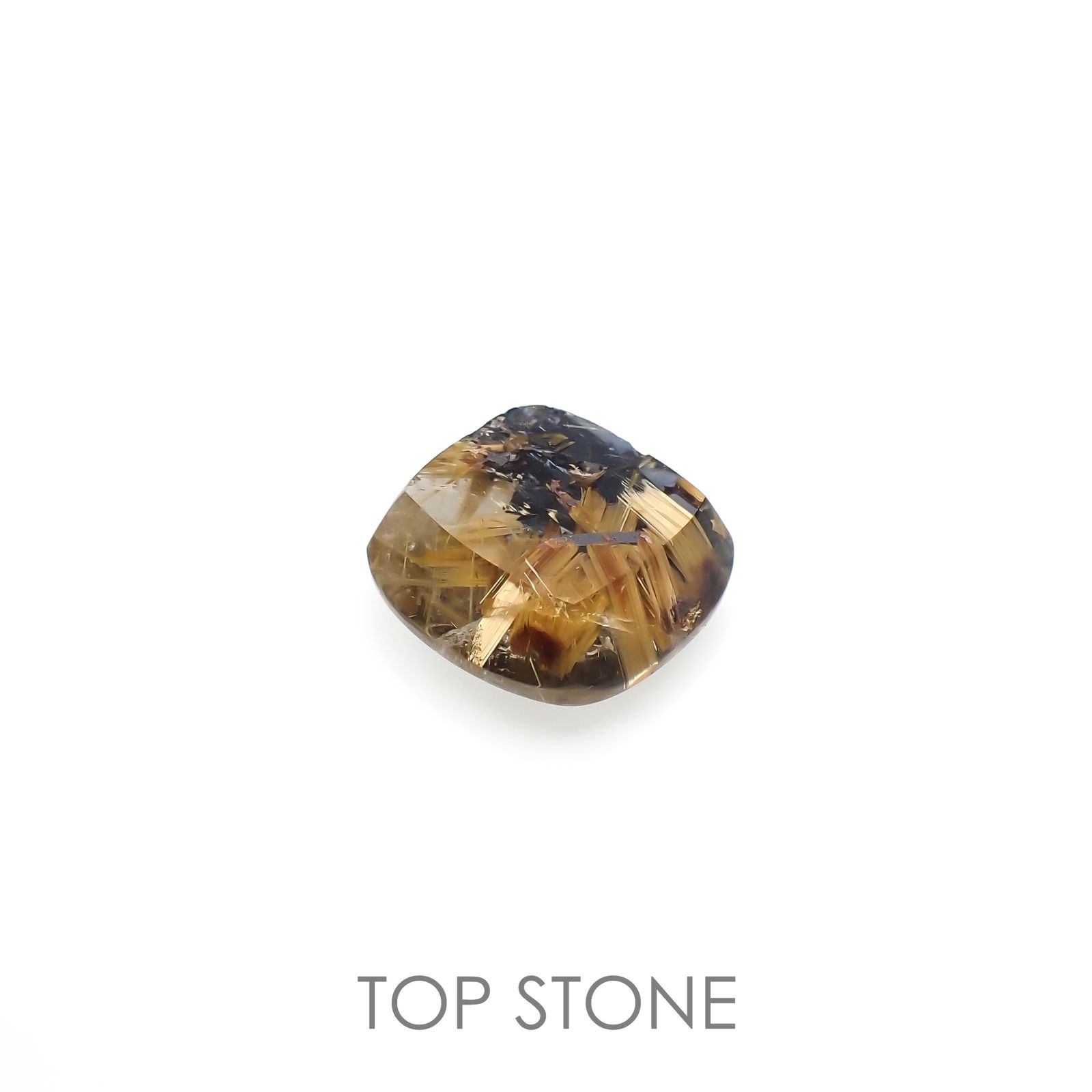 太陽ルチルクォーツ ブラジル産 15.80ct[220716732]16x15.1mm前後