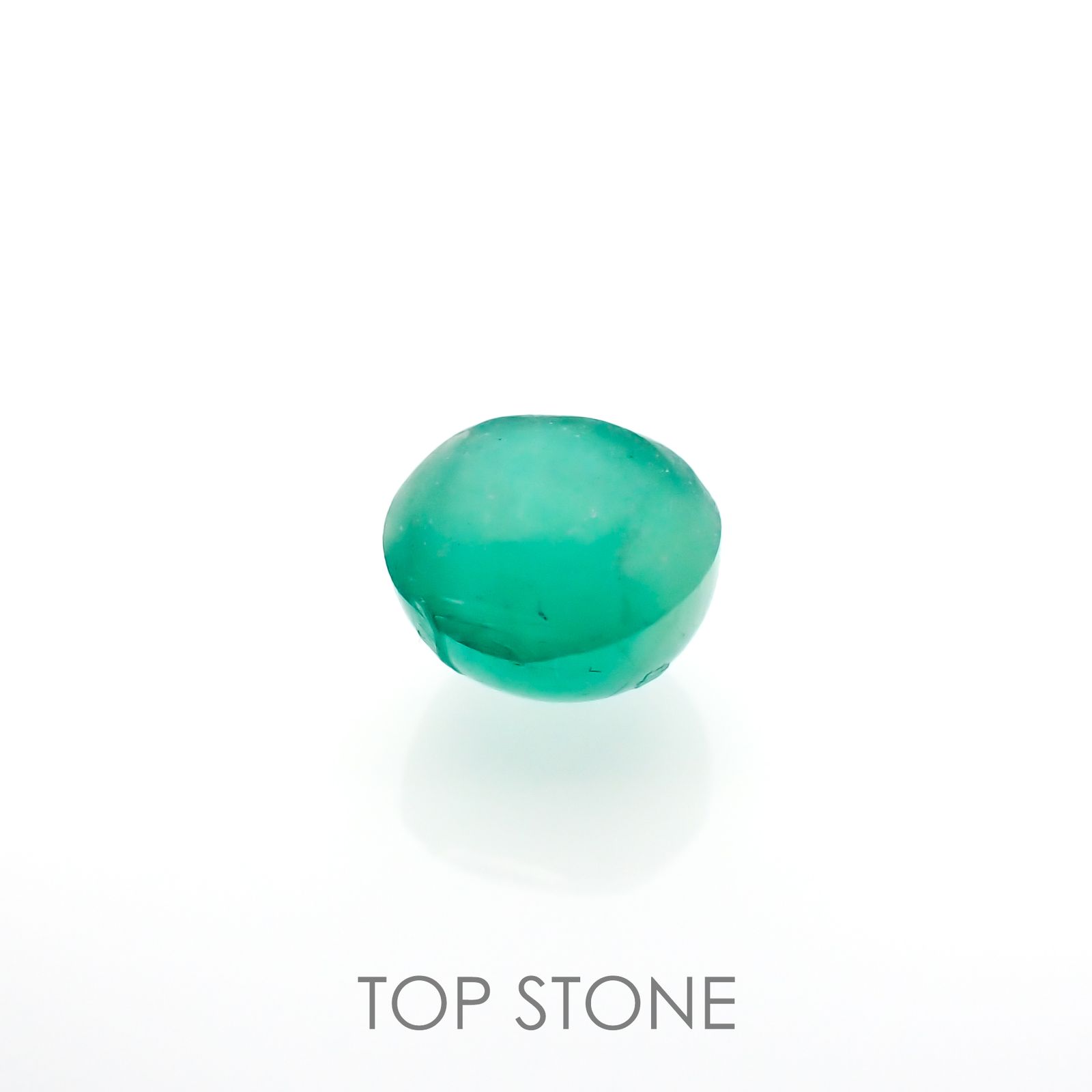 エメラルドキャッツアイ(宝石名エメラルド)コロンビア産 1.47ct 識別済[220115184]6.2x6.2mm前後