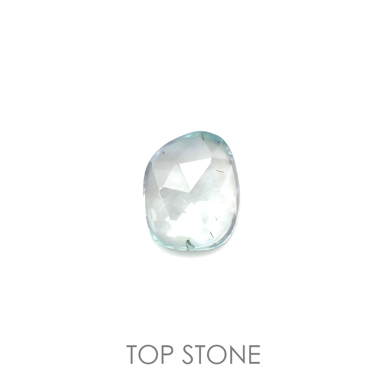 ◇ローズカット◇バナジウムコーネルピン(宝石名コーネルピン)タンザニア・タンガ州産 0.72ct 識別済[220115551]6.9x5.6mm前後