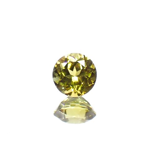 カナリートルマリン ザンビア・カナリー鉱山産 0.25ct[230823147]3.9x3.9mm前後