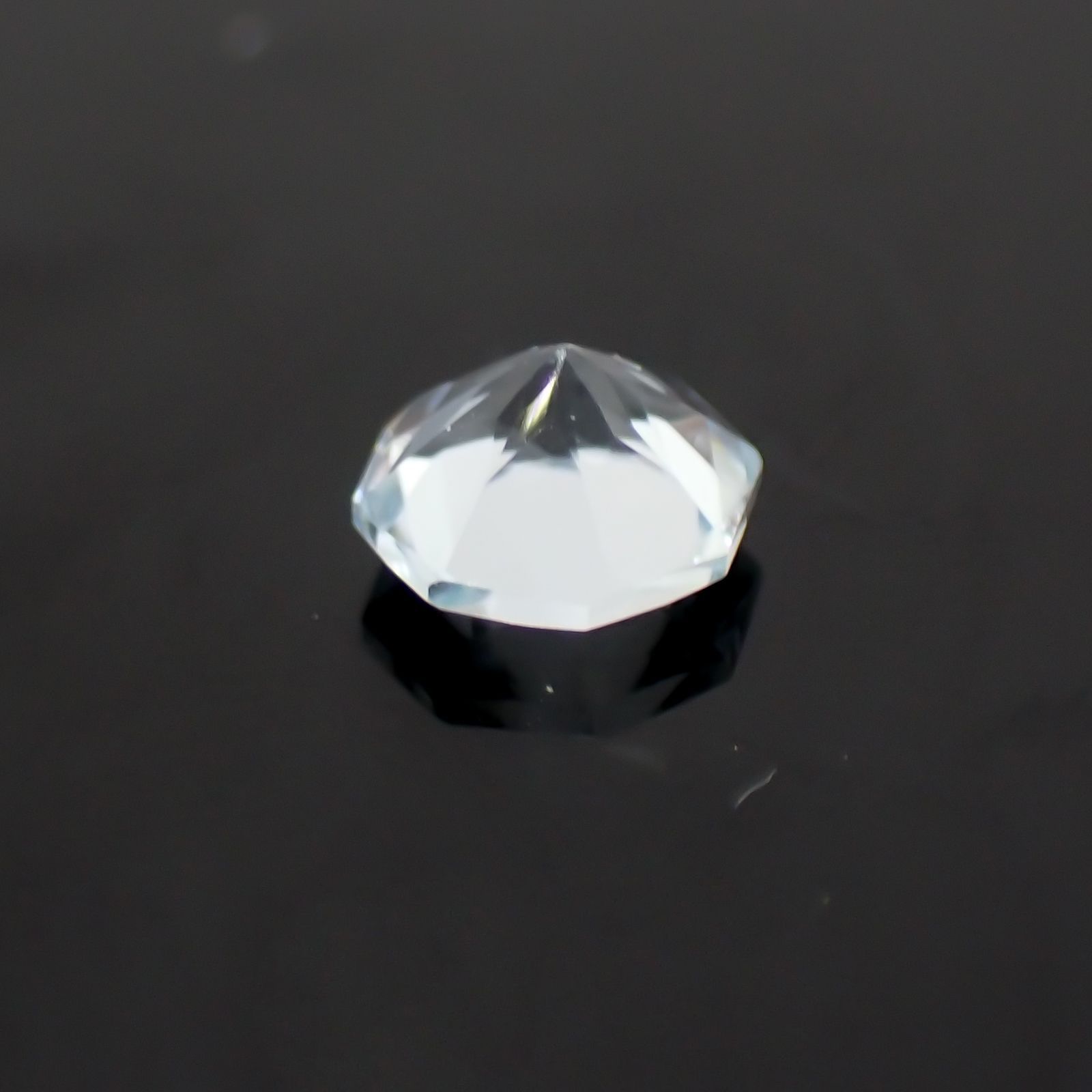 <ランダムセレクト1個販売> ◇オクタゴンカット◇アクアマリンSA(宝石名アクアマリン) ブラジル産 0.48ct前後 識別済[21029582]4×4mm前後