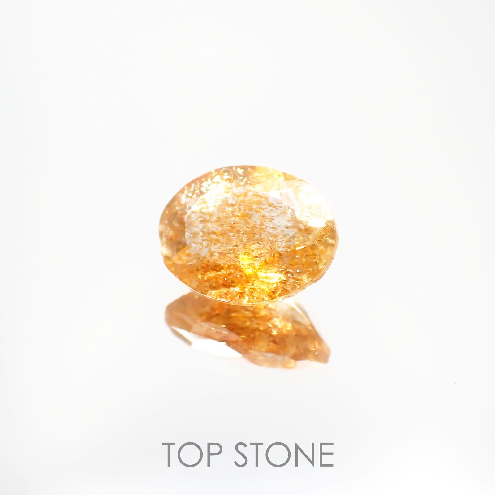 イリュージョンサンストーン インド産 1.61ct[221219253]8.9x7mm前後