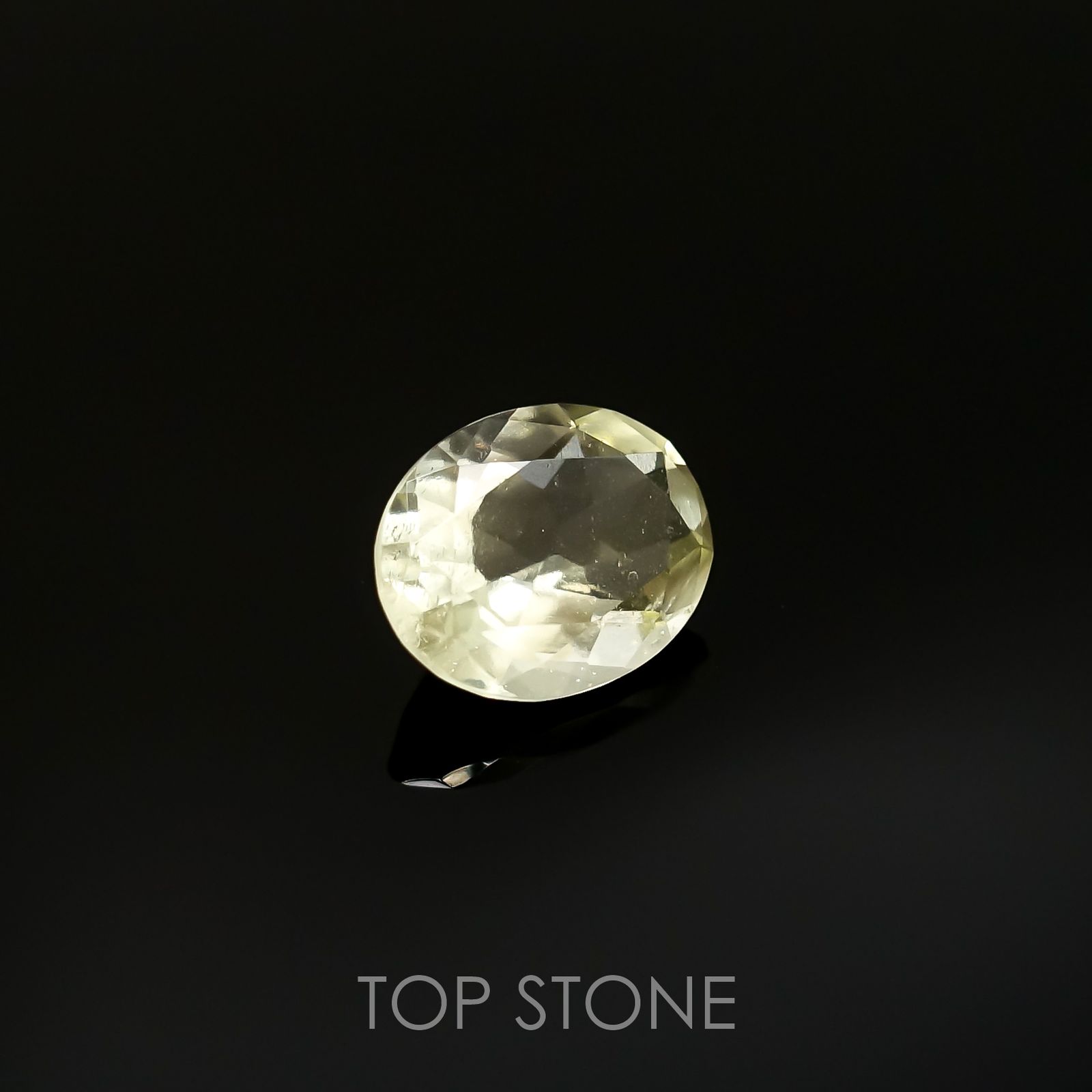 リビアングラス(宝石名インパクトガラス(衝撃溶融ガラス))エジプト・リビア砂漠産 1.86ct 識別済[220415649]10.1x8mm前後