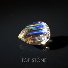 レインボースキャポライト ブラジル産 ルース 2.37ct[21019471]10.9×7.9mm前後