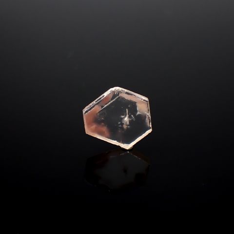 ファントムクォーツ 原石スライス ブラジル産 9.95ct [250330075]15.5x20.1mm前後