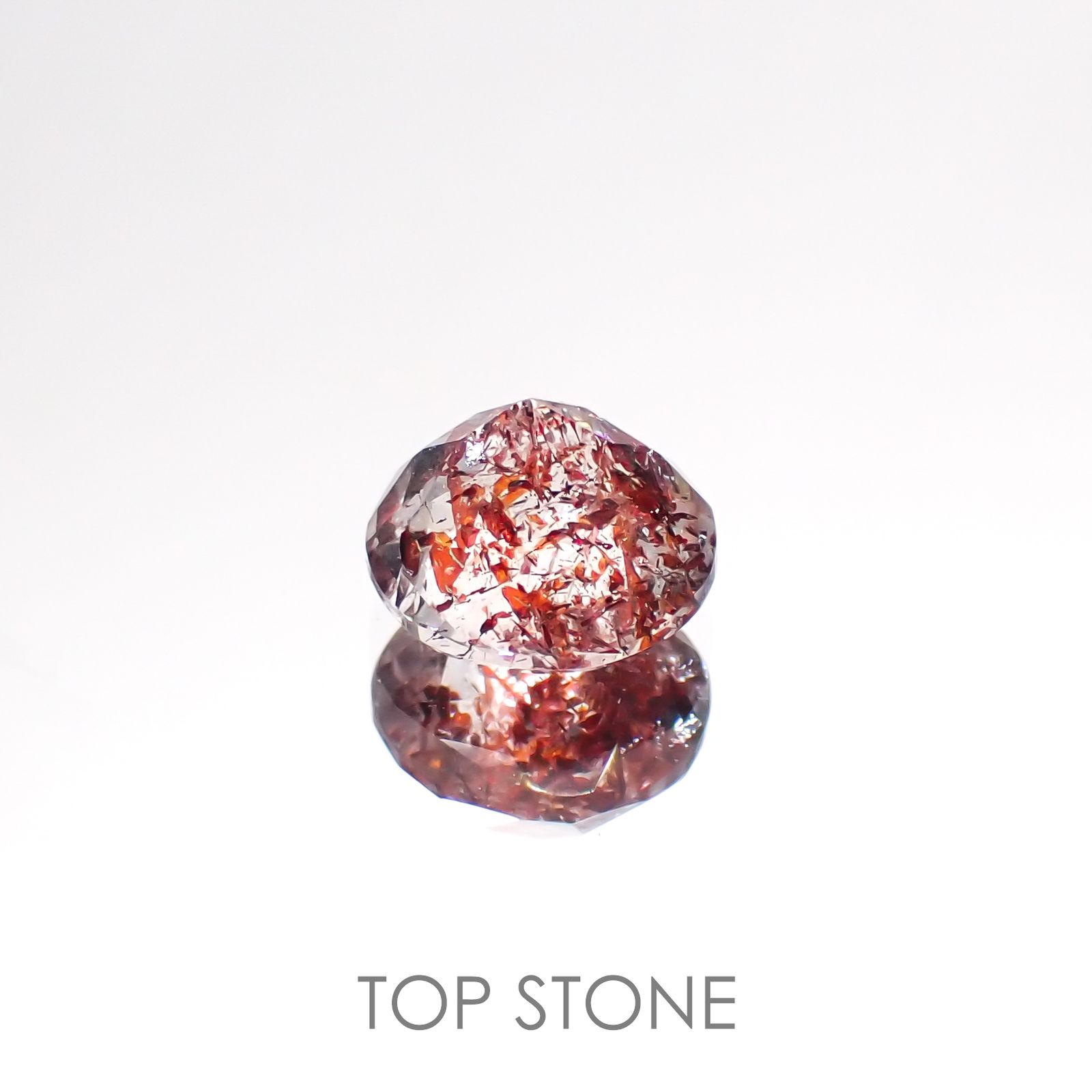 ファイヤークォーツ ナイジェリア産 1.63ct[220114745]7.5x7.5mm前後