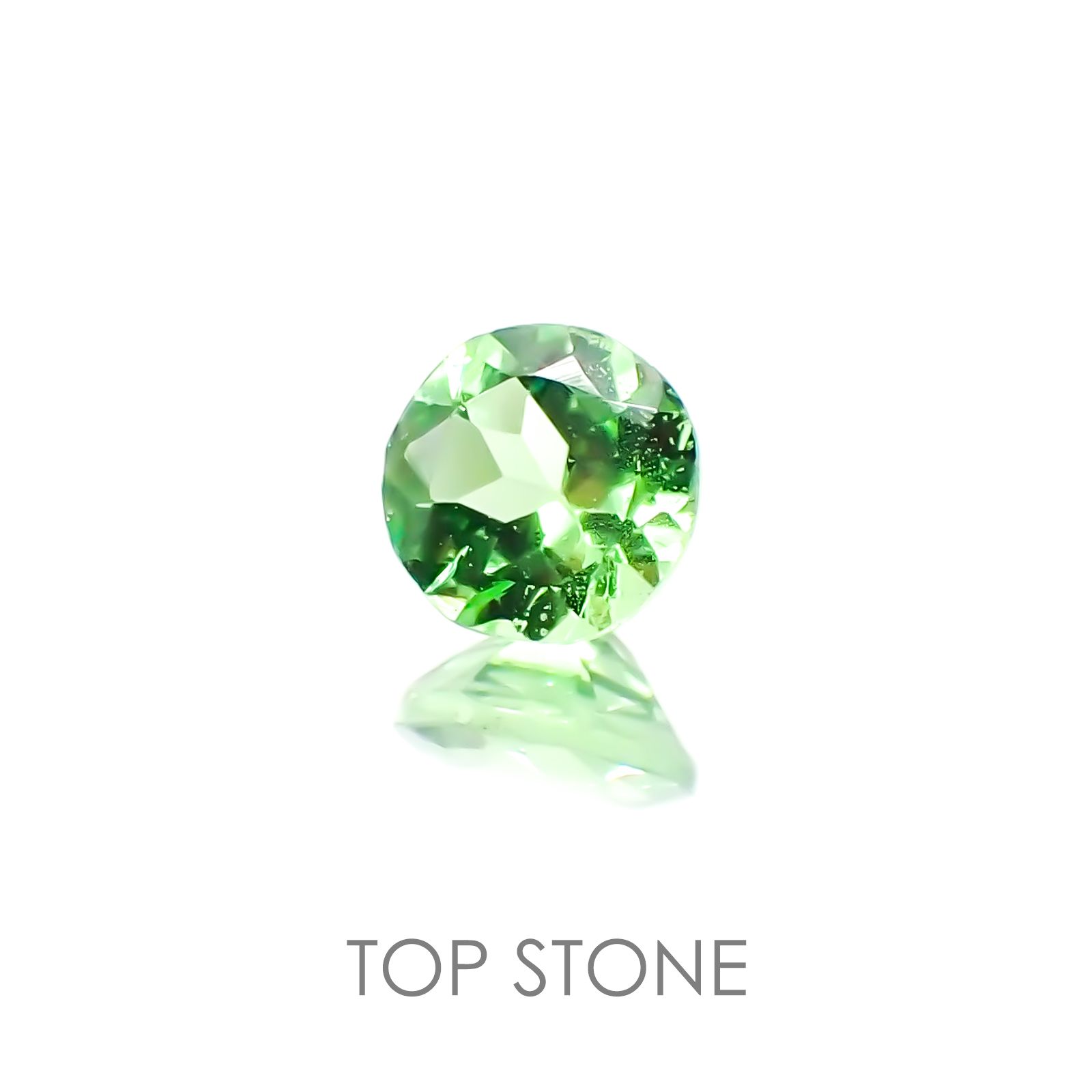 ミントガーネット ケニア産 ルース 0.26ct[20128225]3.8×3.8mm前後