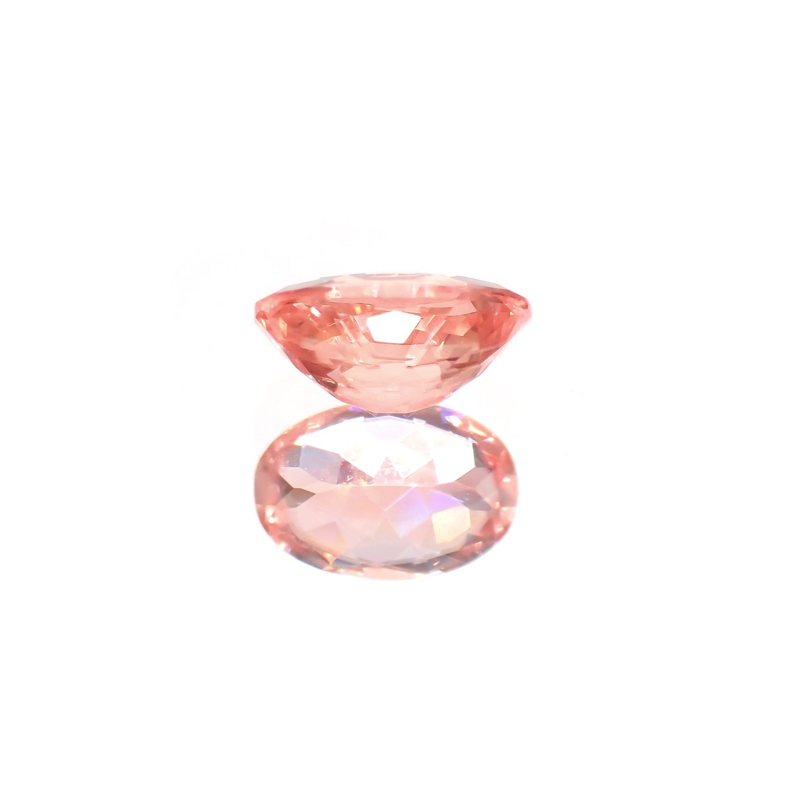 ロードクロサイト(宝石名ロードクロサイト)アメリカ・コロラド州スイートホームマイン産 ソ付(彩珠) 0.541ct / 6.1x4mm前後 [231124250]