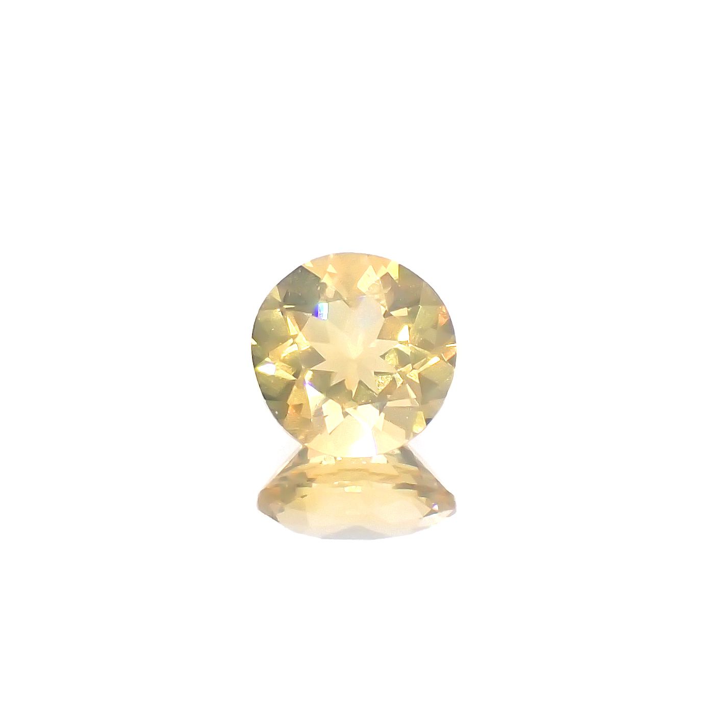 イエローオパール メキシコ産 0.99ct[240226193]7.3x7.3mm前後 | TOP