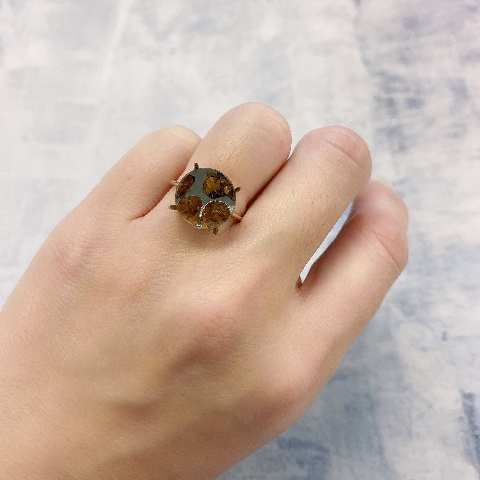 パラサイト隕石Sericho トリプレット 発見地：ケニア 3.62ct[220114150]12x12mm前後