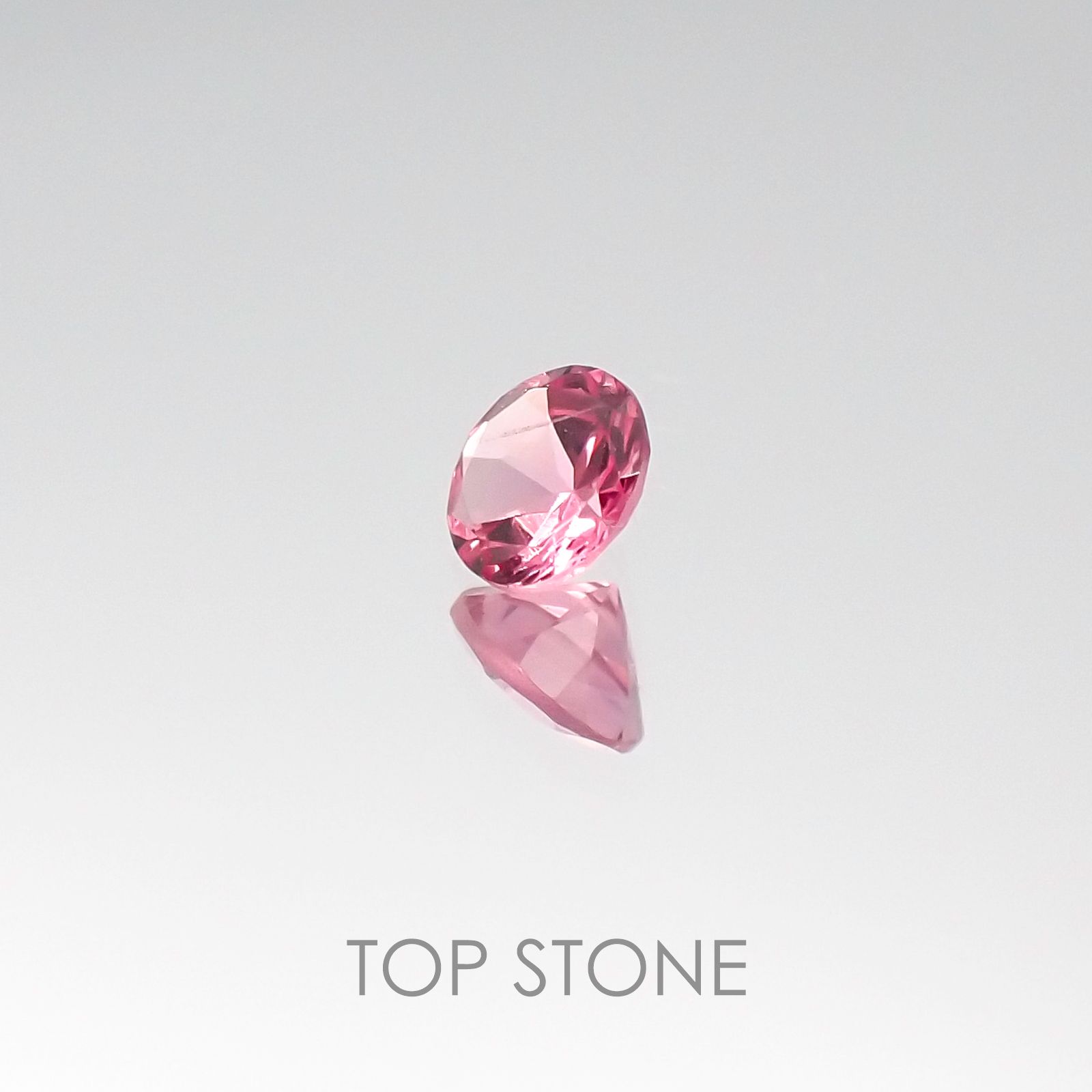 ホットピンクスピネル(宝石名ピンク・スピネル) タンザニア産 0.19ct 識別済[20106032]3.6×3.5mm前後