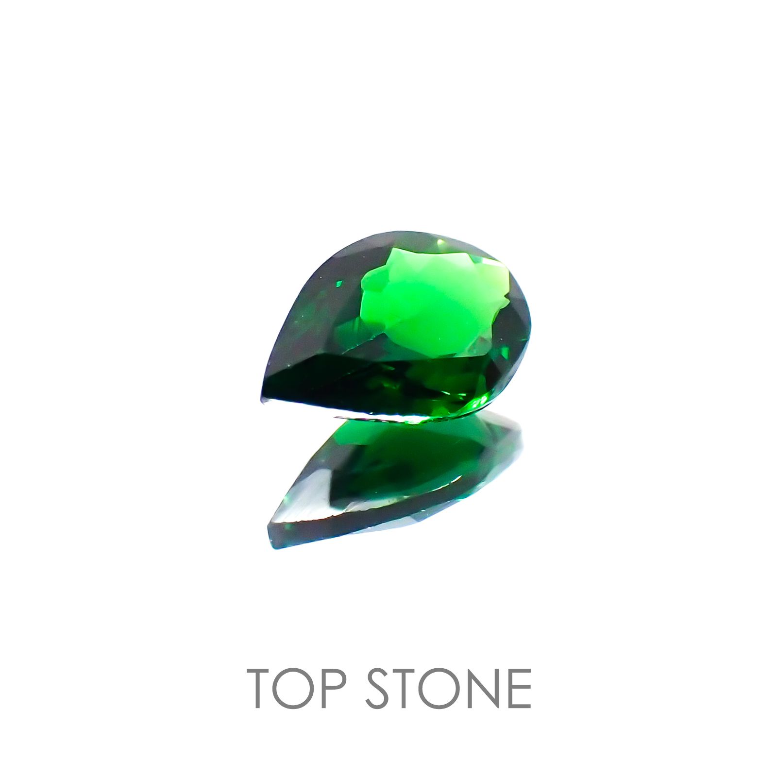 ツァボライト(宝石名グリーン グロッシュラー・ガーネット) タンザニア産 0.62ct 識別済[20128341]6.9×4.8mm前後