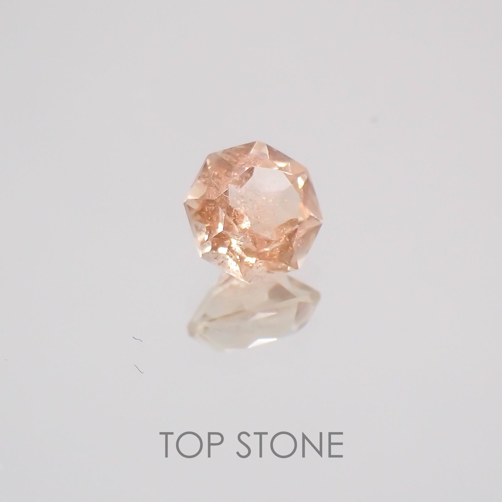 ◇オクタゴンカット◇オレゴンサンストーンSA  アメリカ産 ルース 0.29ct[210210044]4.1×4.1mm前後