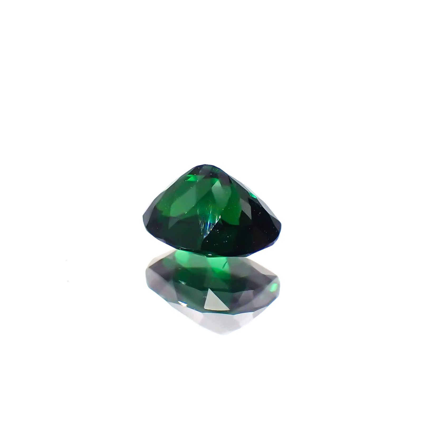 クロムトルマリン(宝石名クロム・トルマリン)タンザニア産 0.40ct 識別済[231023994]5.4x4.1mm前後