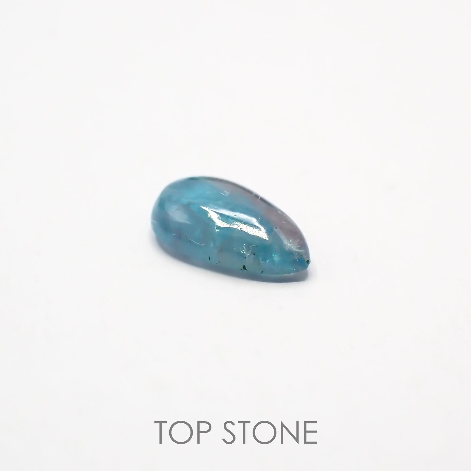 バイカラーパライバトルマリン ブラジル産 ルース 0.72ct[210410817]7.9×5mm前後