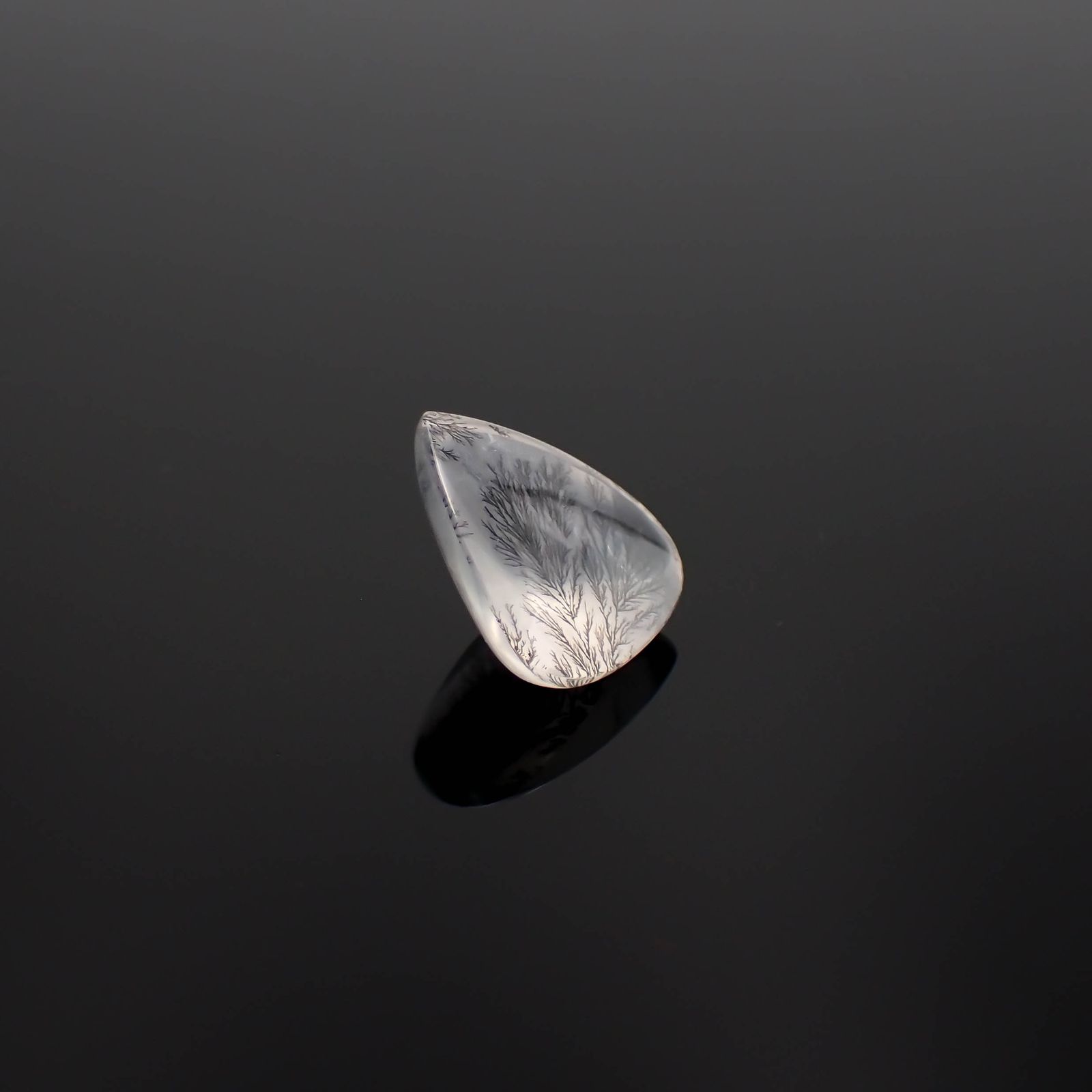 デンドリチッククォーツ ブラジル産 6.60ct[230823238]14.1x13.5mm前後
