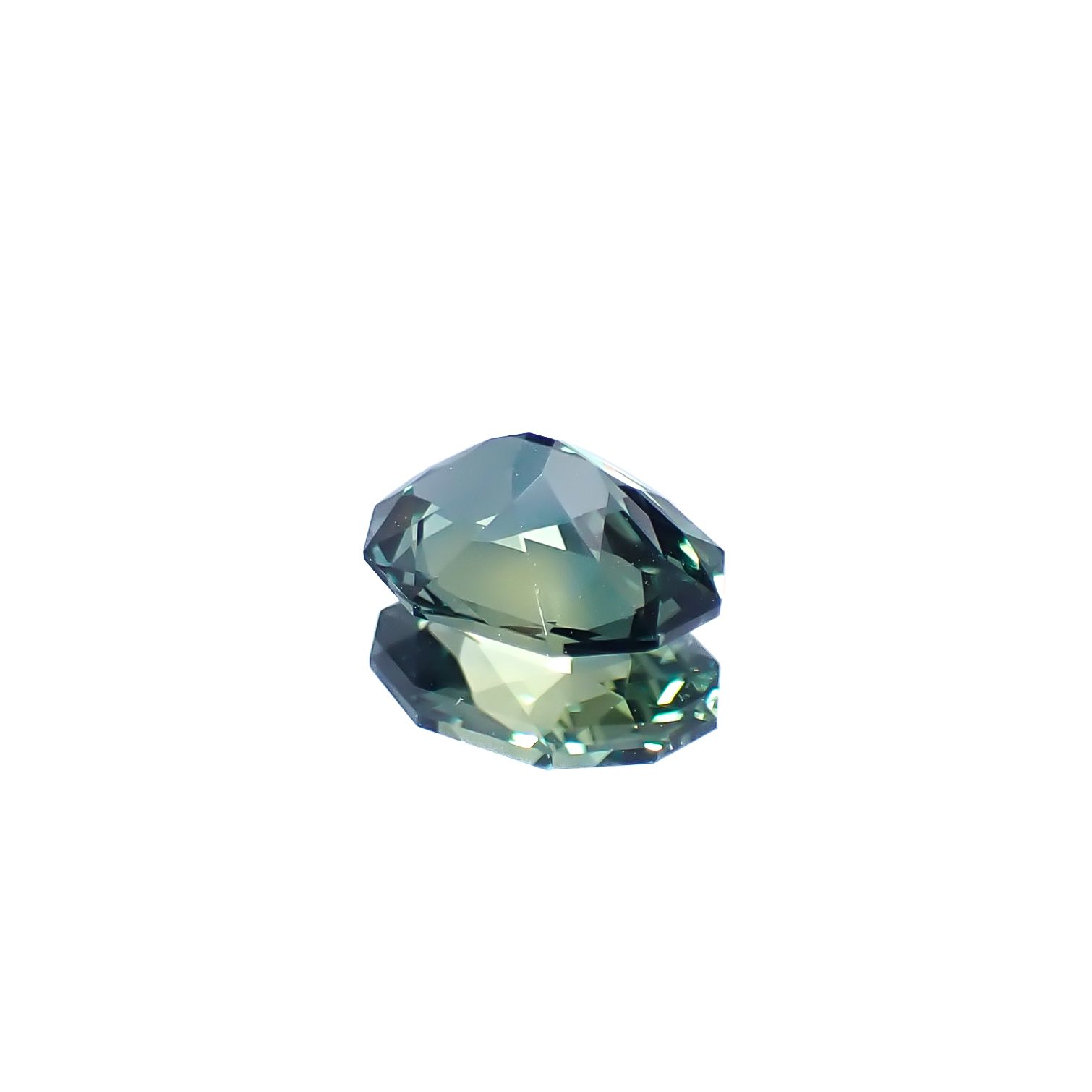 ◇カスタムカット◇バイカラーサファイア オーストラリア産 1.27ct [250229826]7.9x5.5mm前後