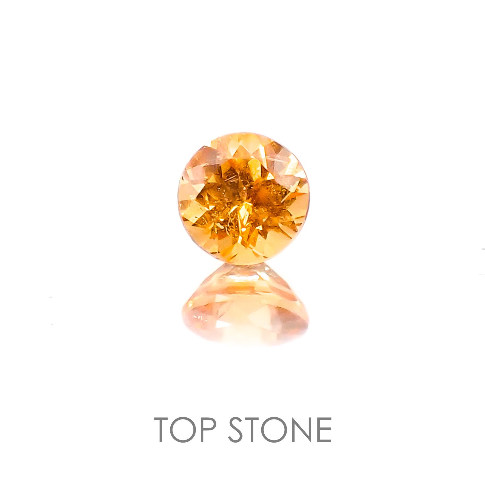 マンダリンガーネット ケニア産 ルース 0.35ct[20128103]4×4mm前後