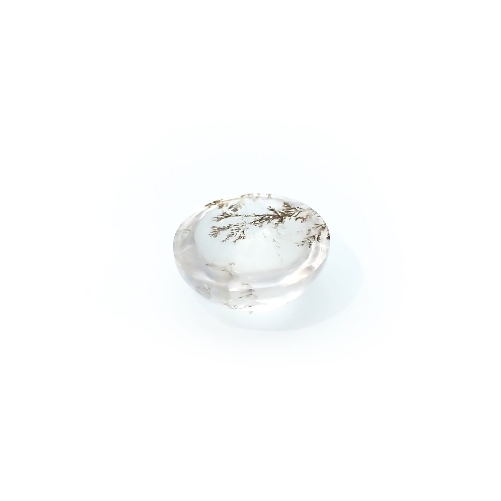 デンドリチッククォーツ ブラジル産 2.38ct[231225131]8.9x8.9mm前後