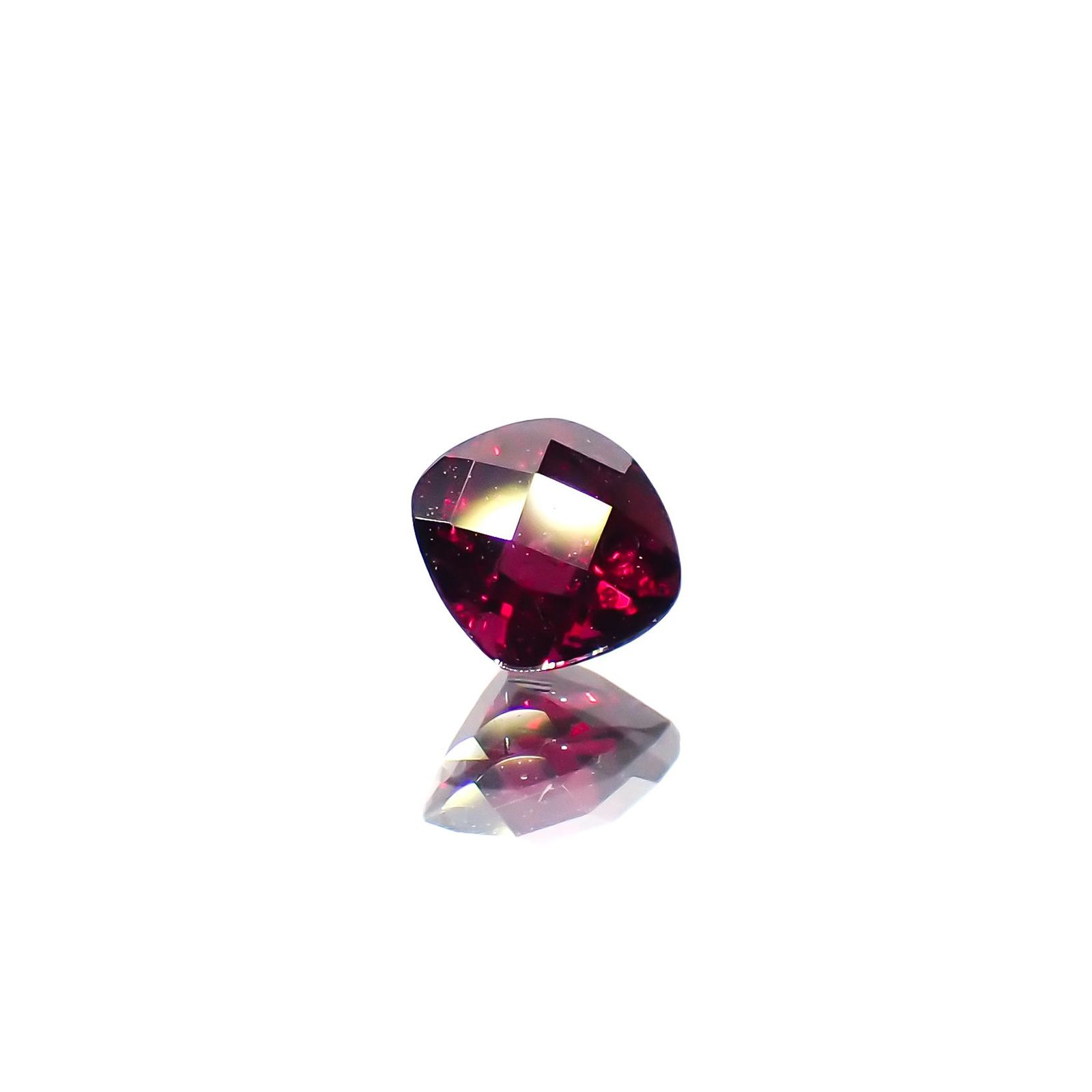 ◇チェッカーカット◇アントヒルガーネット(クロムパイロープガーネット) アメリカ・アリゾナ州産 0.40ct[230722882]4.1x4.1mm前後