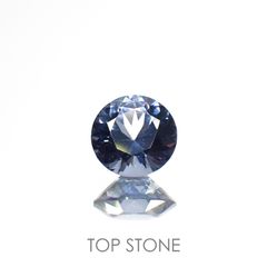 グレイッシュブルースピネル(宝石名スピネル)ビルマ/マダガスカル産 0.24ct 識別済[220817444]3.9x3.9mm前後