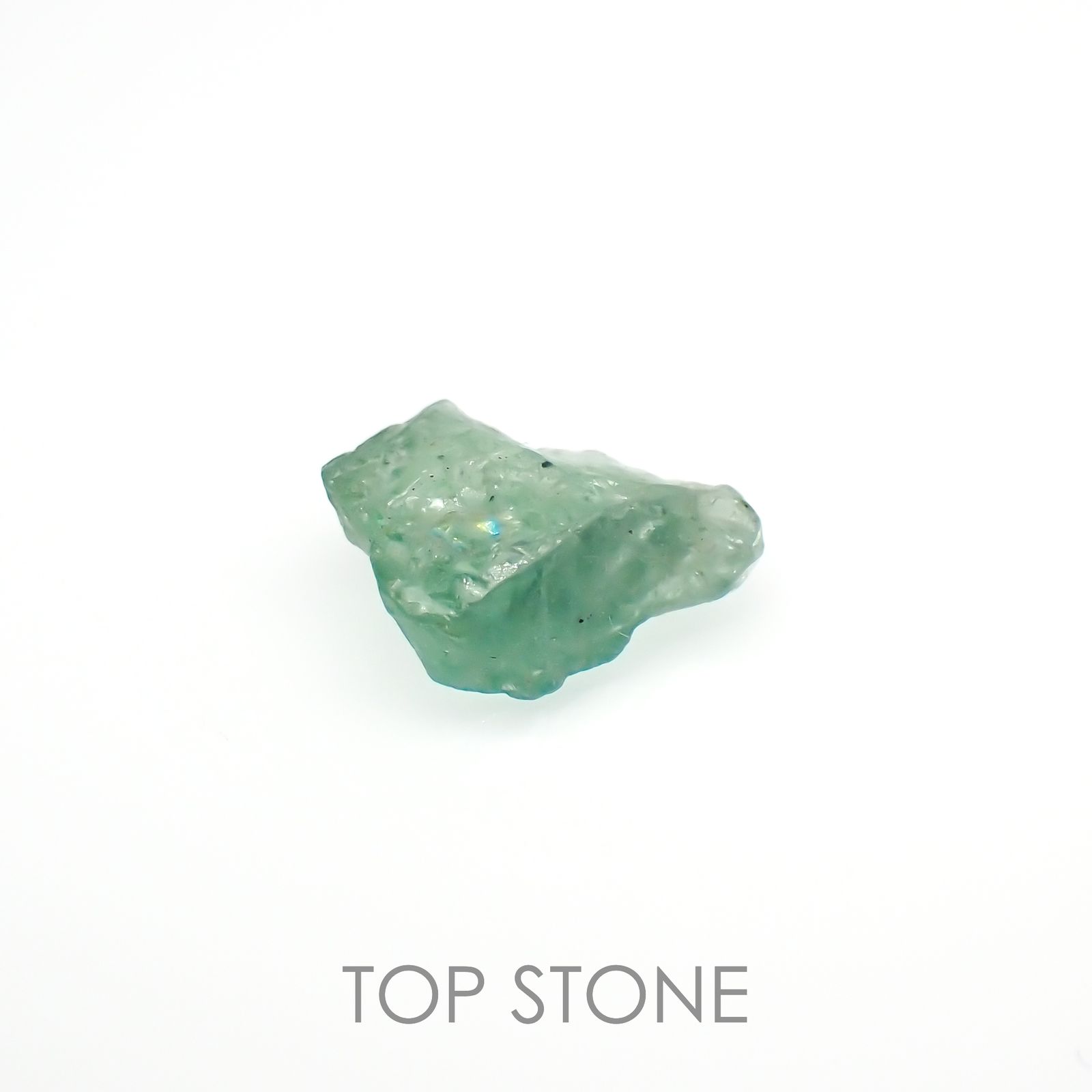 ブルーグリーンコーネルピン 原石 タンザニア産 1.60ct[221219259]9.5x7.6mm前後