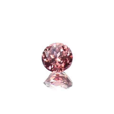ピンクジルコン スリランカ/カンボジア産 0.64ct[240627913]4.6x4.6mm前後
