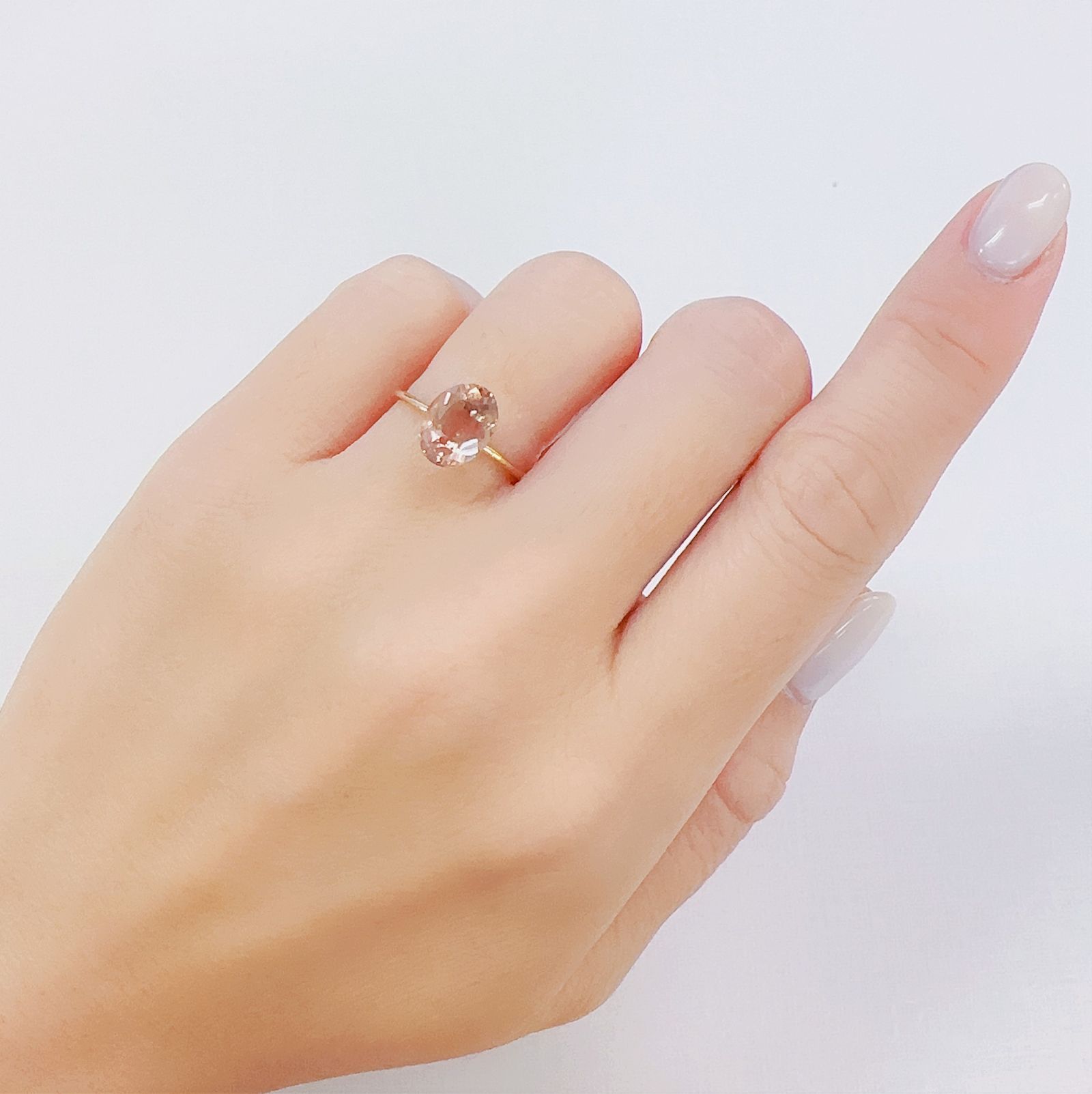 オレゴンサンストーン(宝石名ラブラドライト)アメリカ・オレゴン州産 1.88ct 識別済[230722703]9.3x7.1mm前後