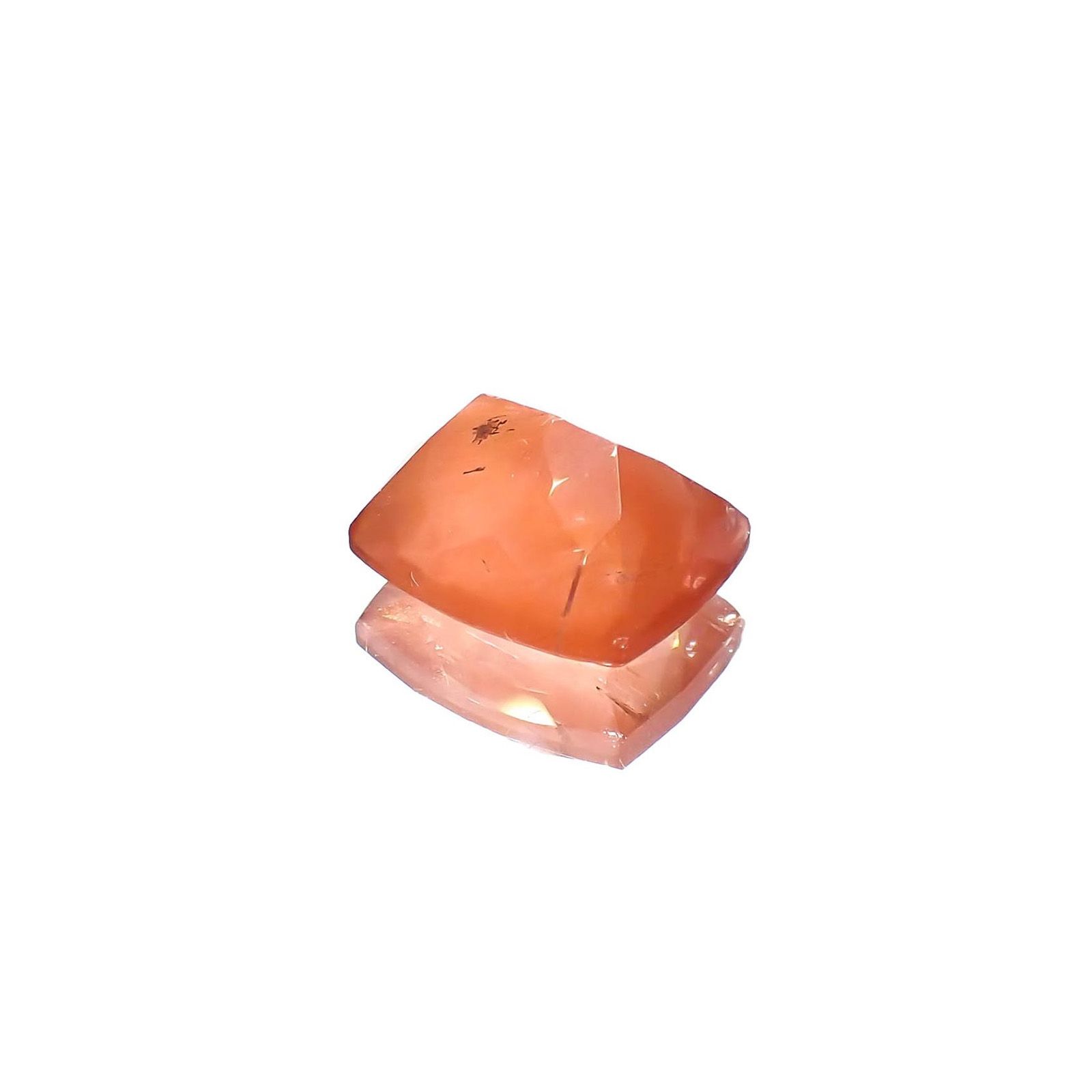 サンストーンスキャポライト(宝石名シーン・スキャポライト)タンザニア産 識別済 2.71ct / 9.9x8.2mm前後 [260819281]