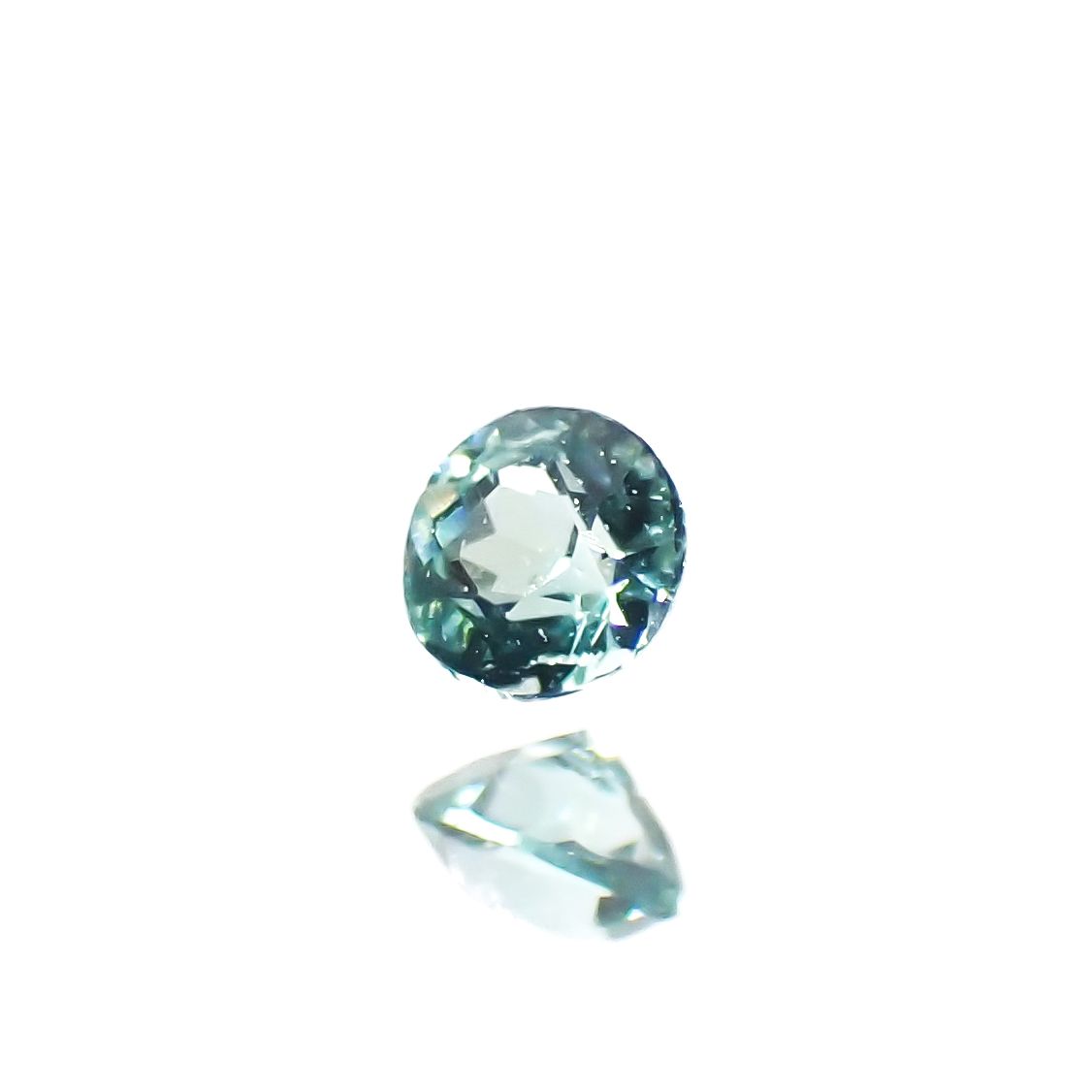 パライバトルマリン(宝石名トルマリン/別名パライバ・トルマリン)ブラジル・パライバ州バターリャ鉱山産 0.029ct 識別済[240125582]1.9x1.9mm前後