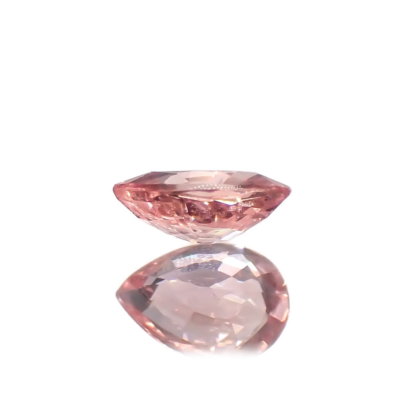 パパラチャサファイア非加熱(宝石名サファイア/別名パパラチャ・サファイア)スリランカ産 0.16ct GIA鑑付[221219221]4.13x2.93mm前後