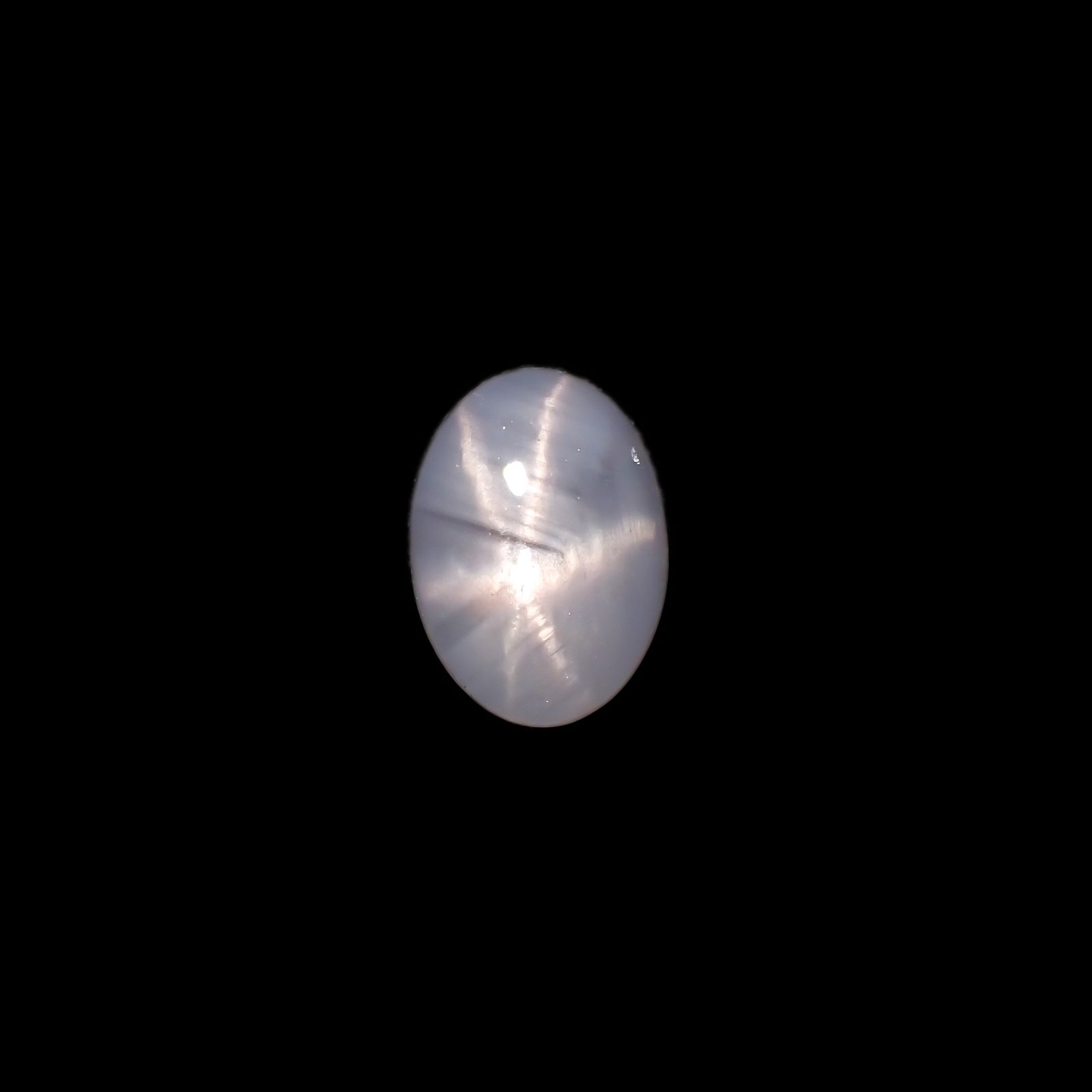 ブルースターサファイア(宝石名スター・サファイア)ビルマ産 0.63ct 識別済[230321214]6.1x4.2mm前後
