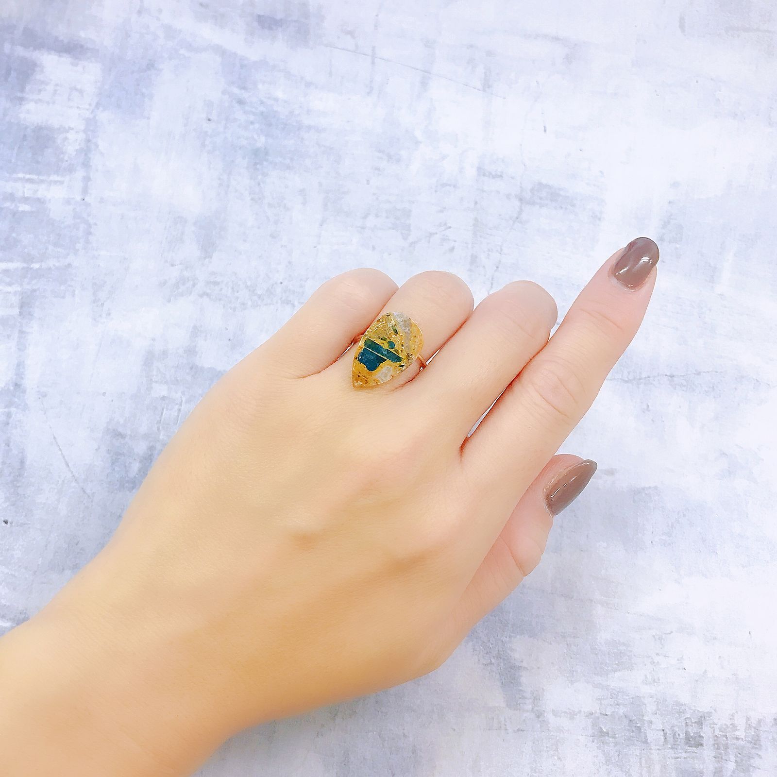 アパタイトインジャスパー ブラジル産 4.19ct[220917788]20.1x12.5mm前後